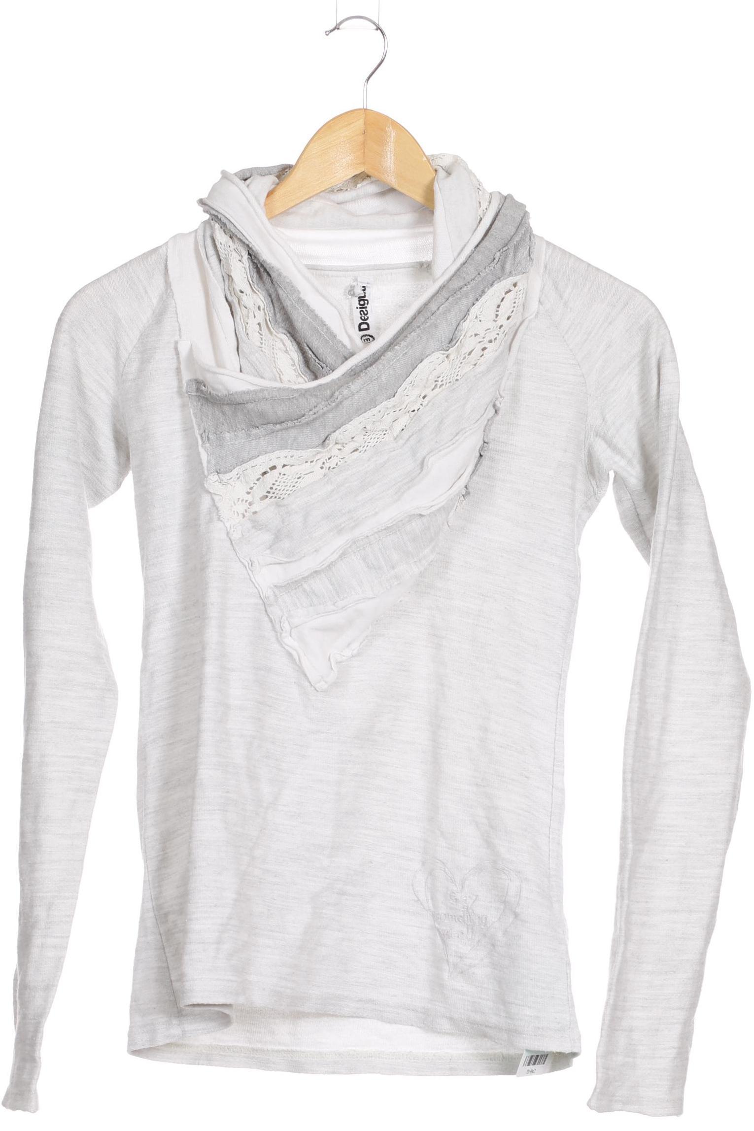 

Desigual Damen Pullover, silber, Gr.