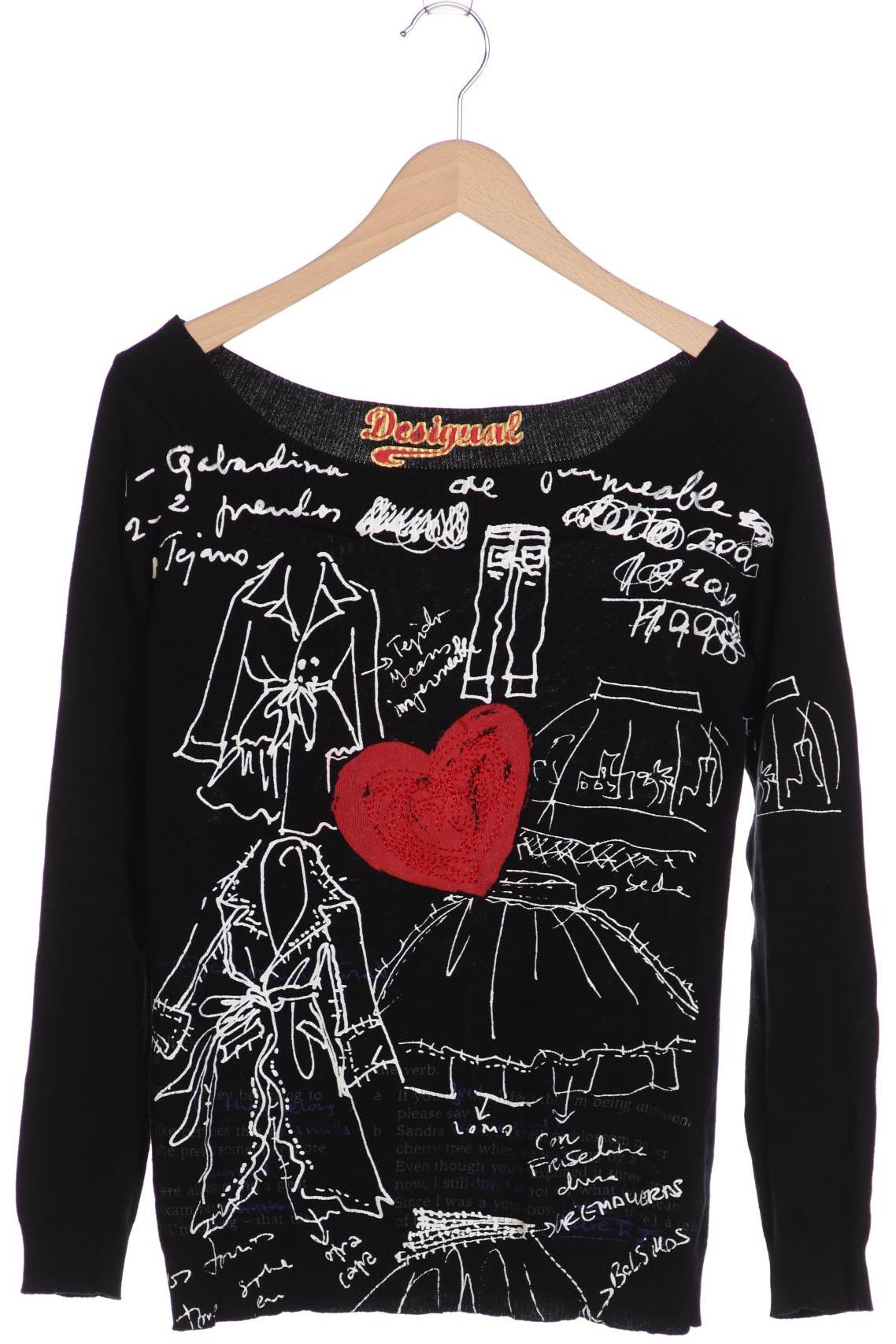

Desigual Damen Pullover, schwarz, Gr. 42