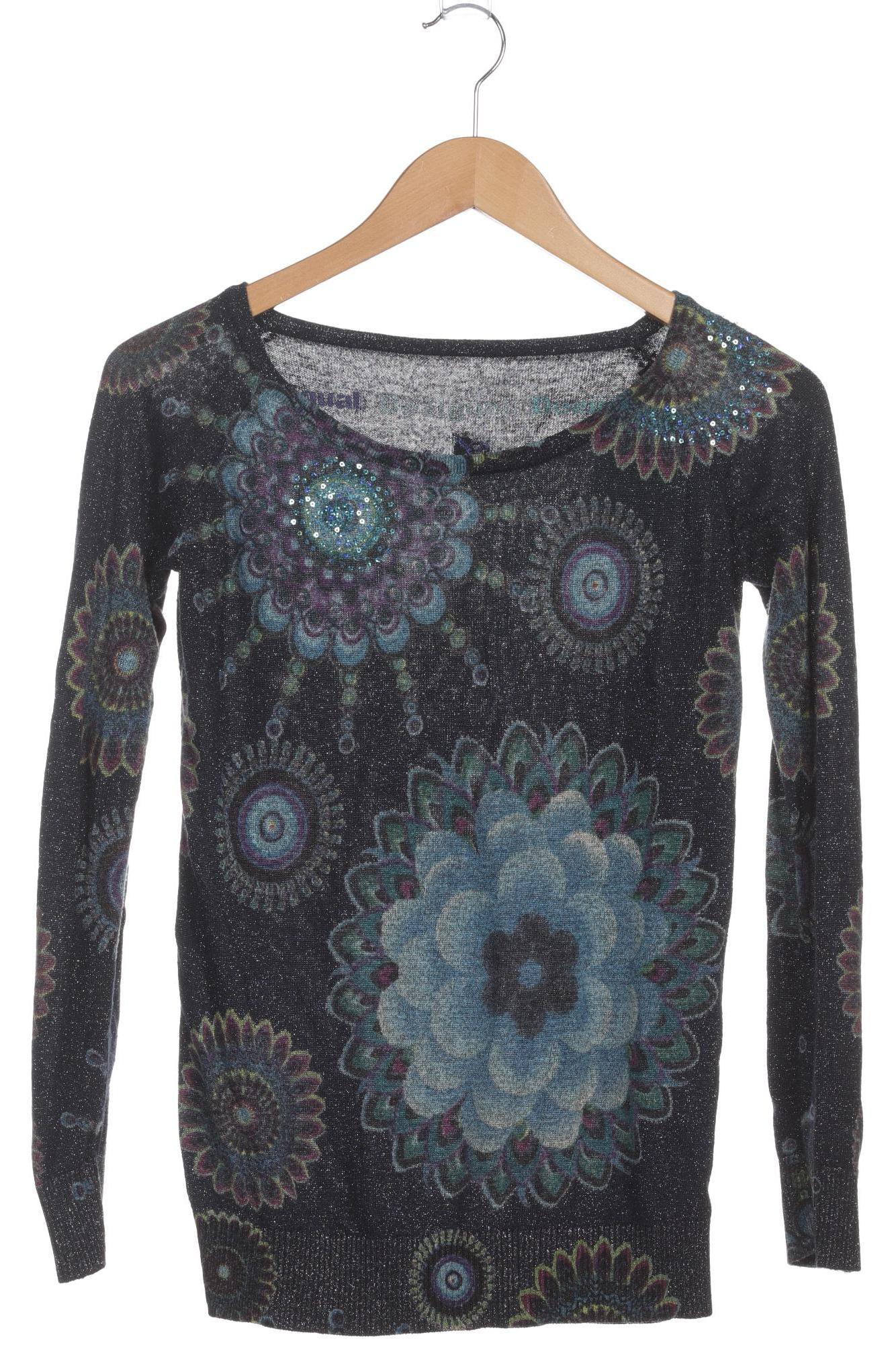 

Desigual Damen Pullover, blau, Gr.