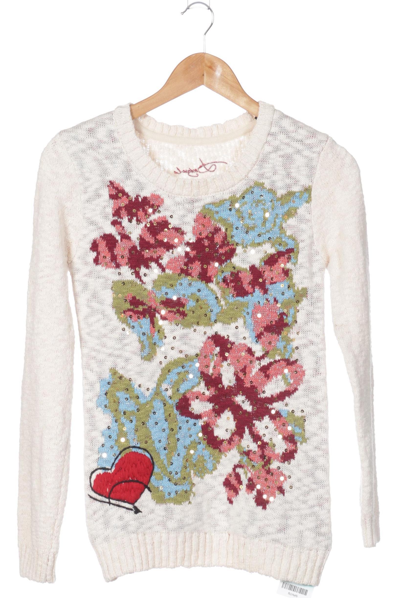 

Desigual Damen Pullover, beige, Gr.