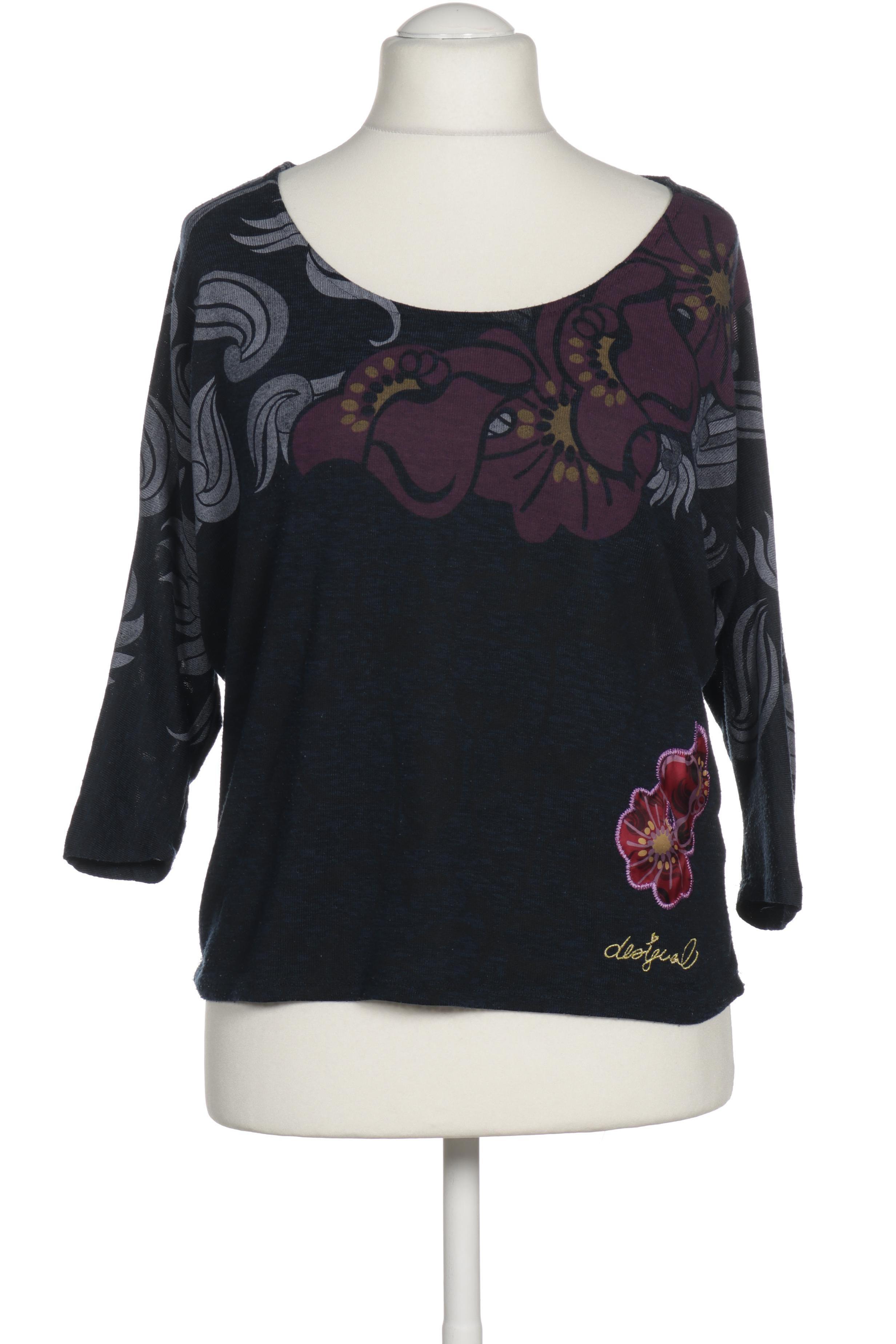 

Desigual Damen Pullover, blau, Gr.