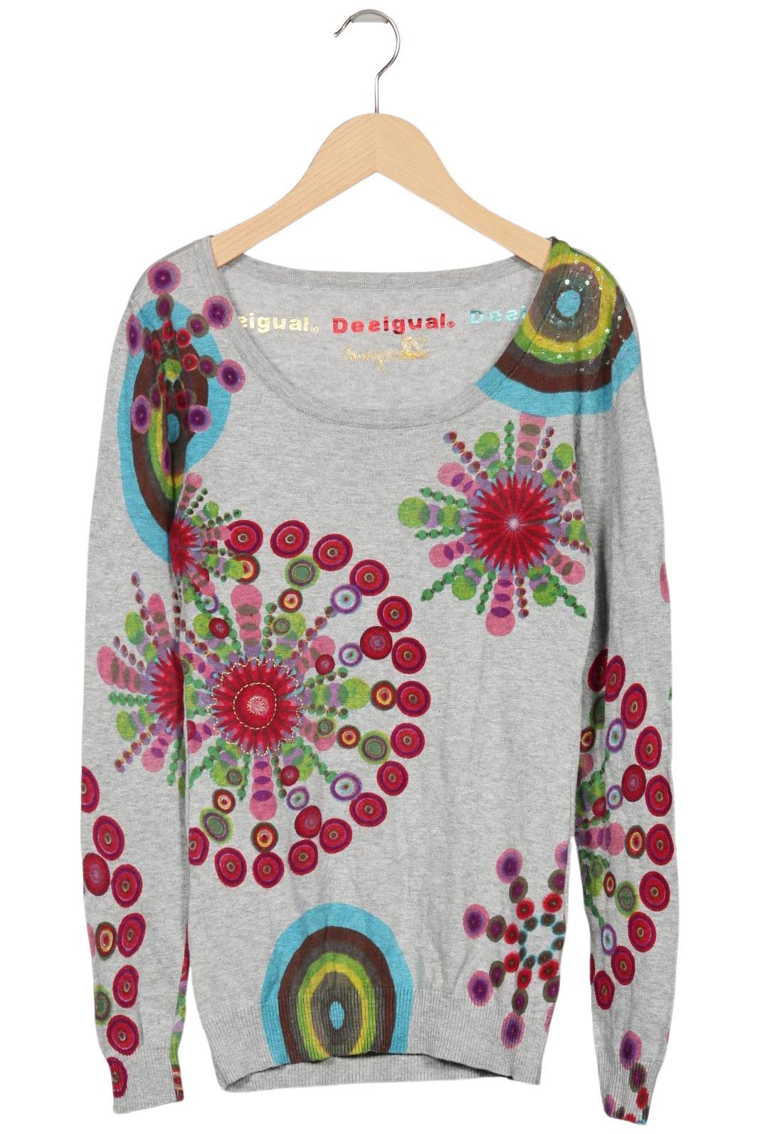 

Desigual Damen Pullover, grau, Gr. 38