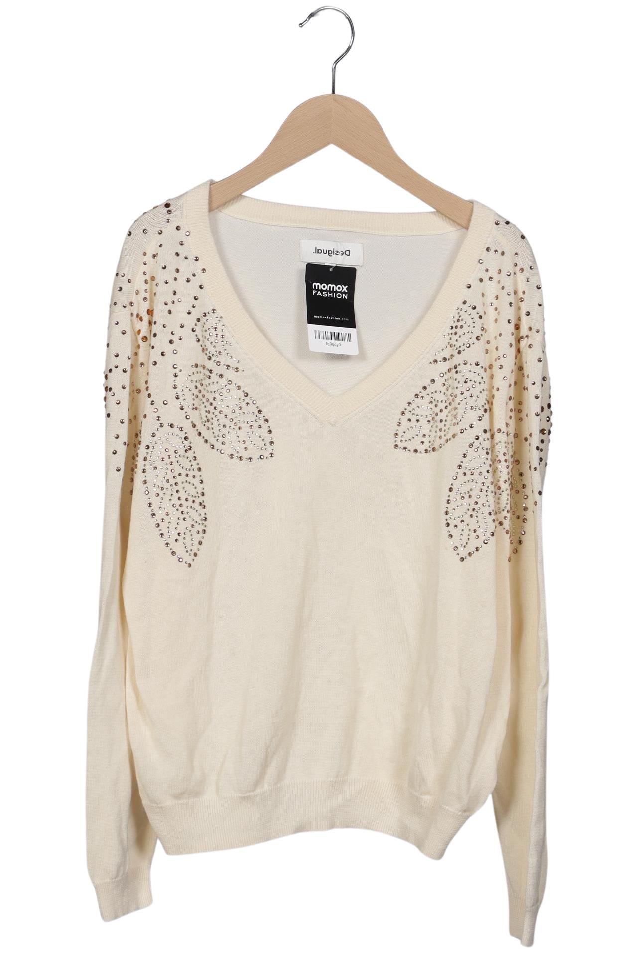 

Desigual Damen Pullover, cremeweiß, Gr. 36