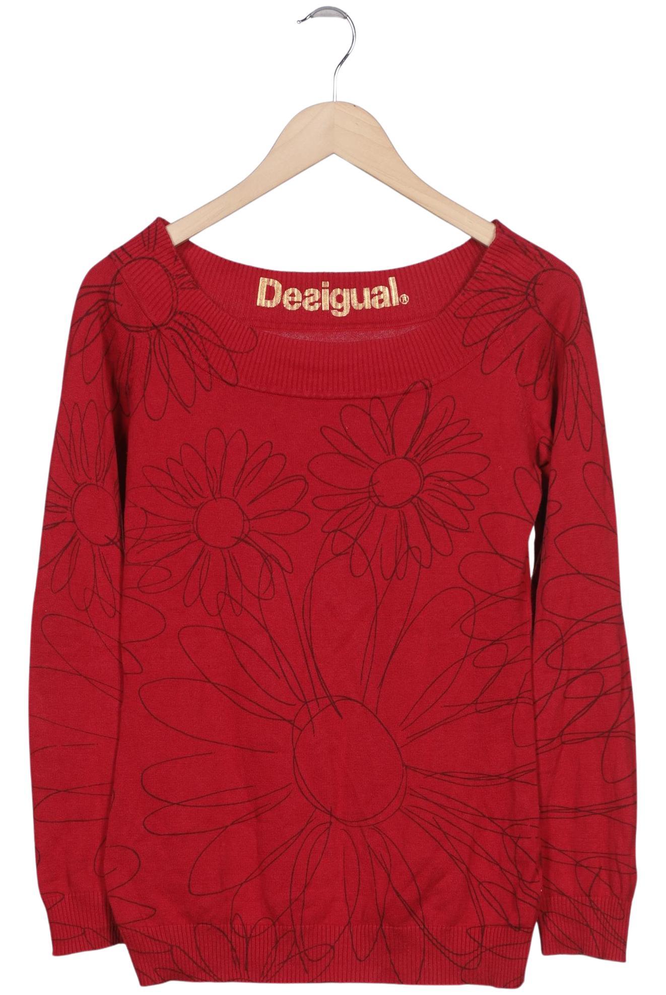 

Desigual Damen Pullover, rot, Gr. 42