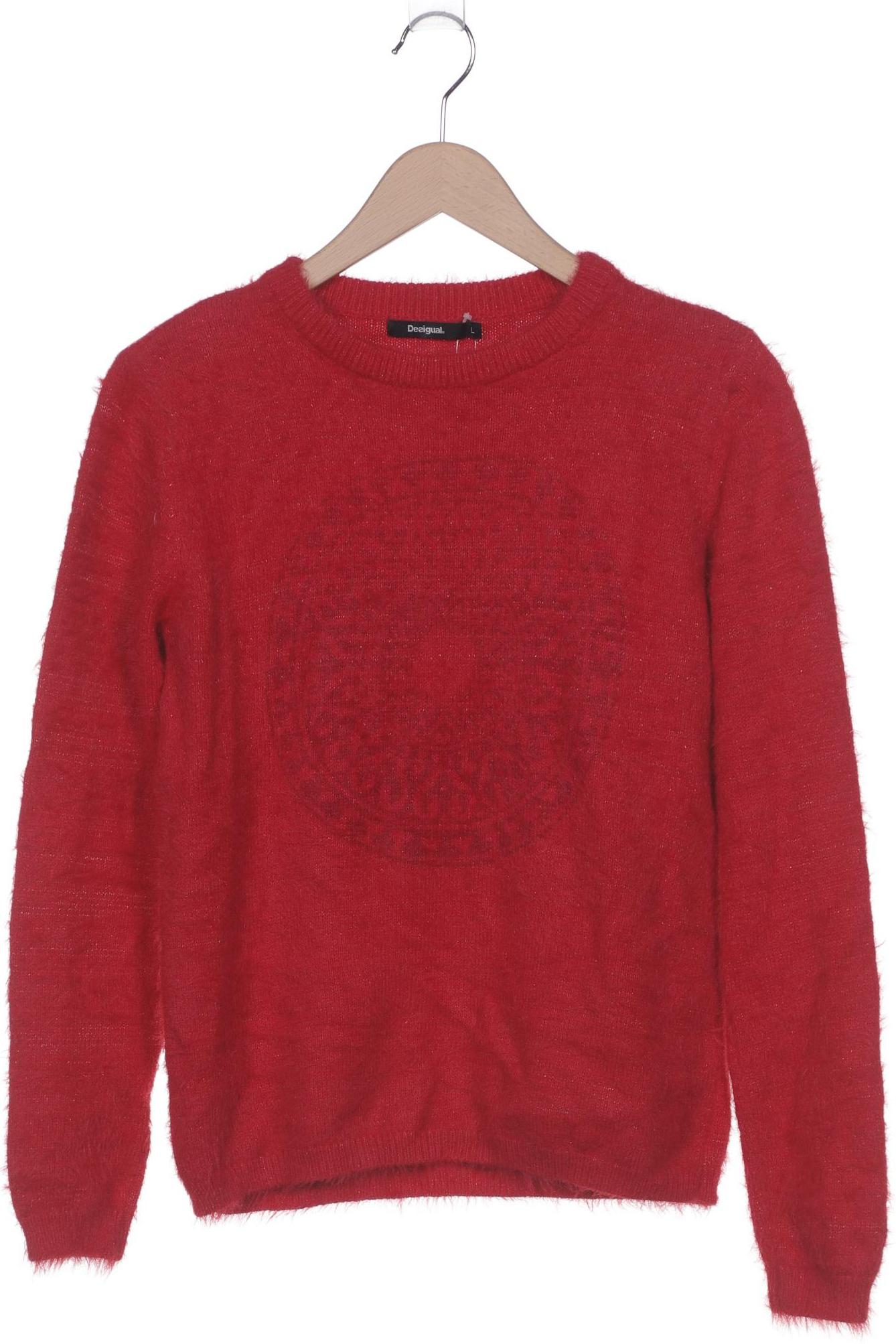 

Desigual Damen Pullover, rot, Gr. 42