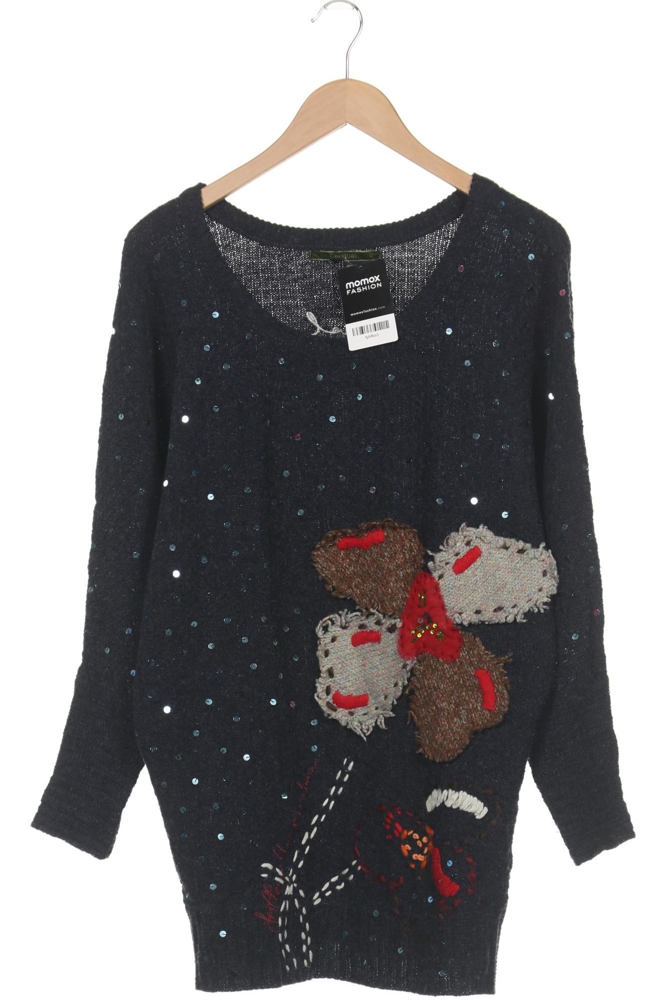 

Desigual Damen Pullover, marineblau, Gr. 38