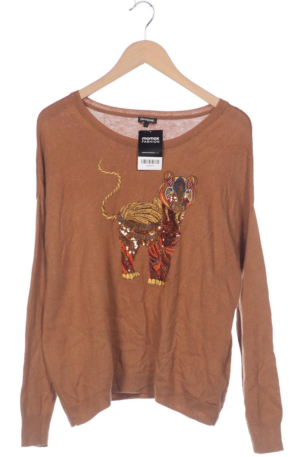 

Desigual Damen Pullover, braun, Gr. 36