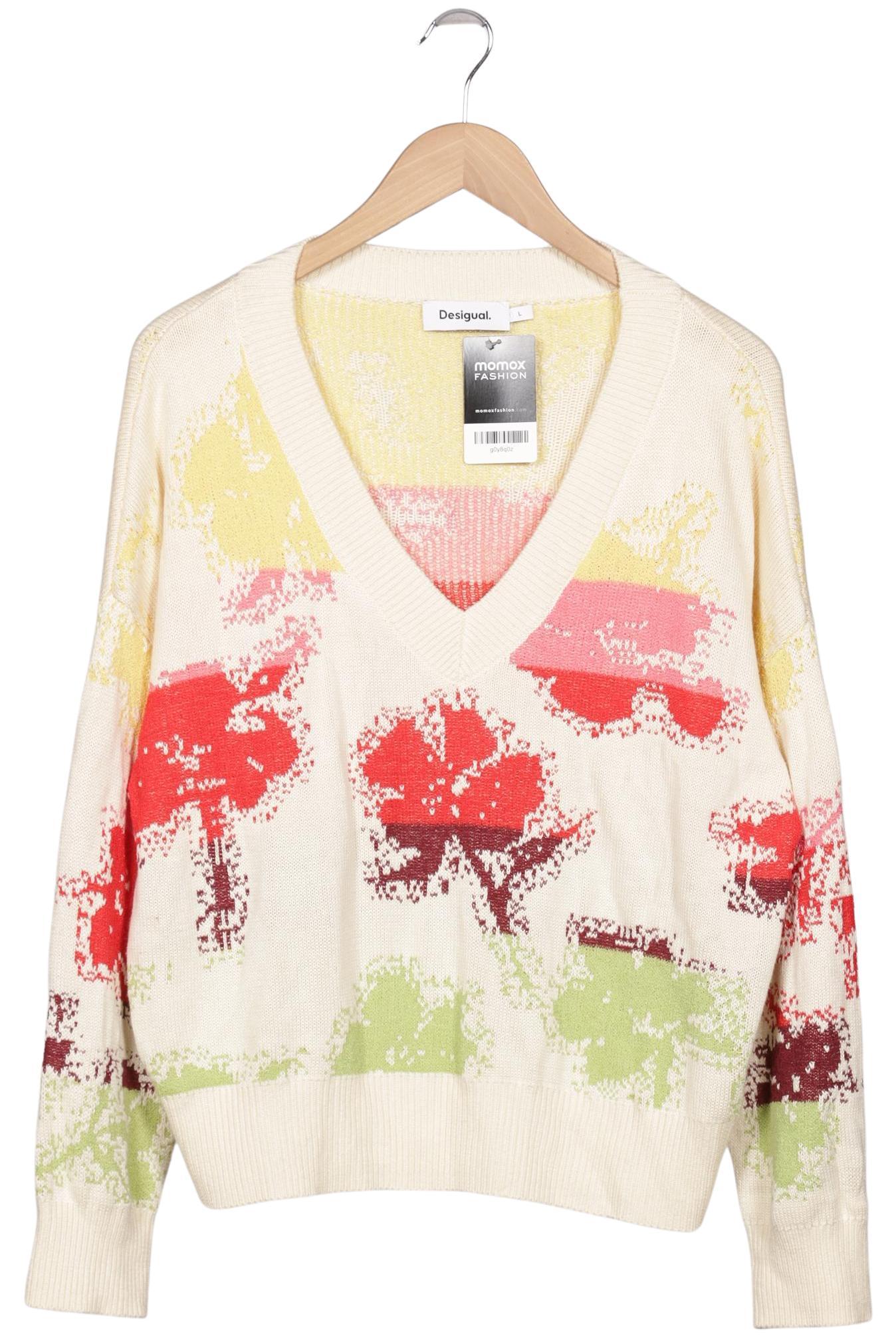 

Desigual Damen Pullover, cremeweiß, Gr. 42
