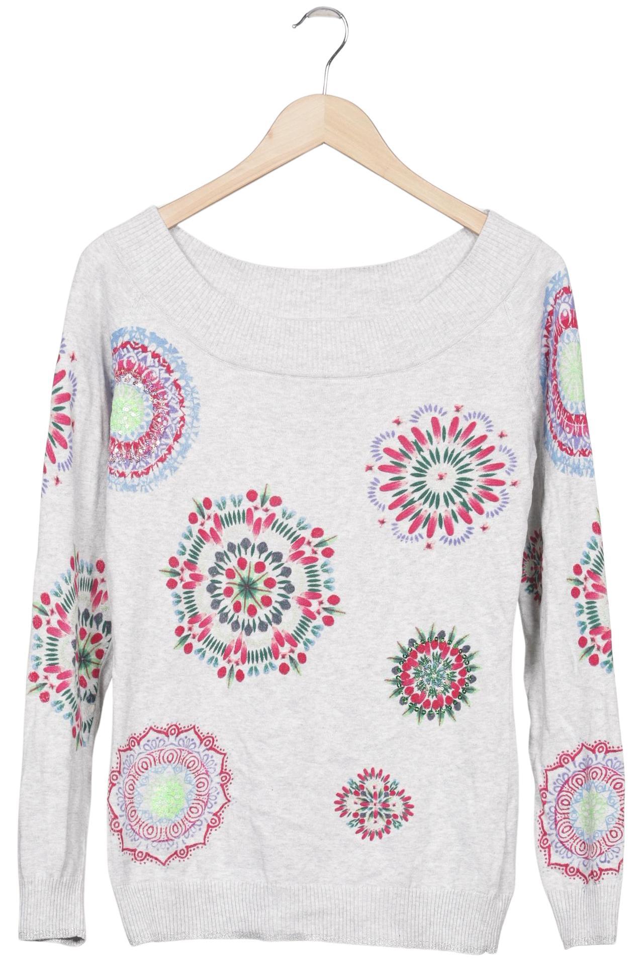 

Desigual Damen Pullover, grau, Gr. 42