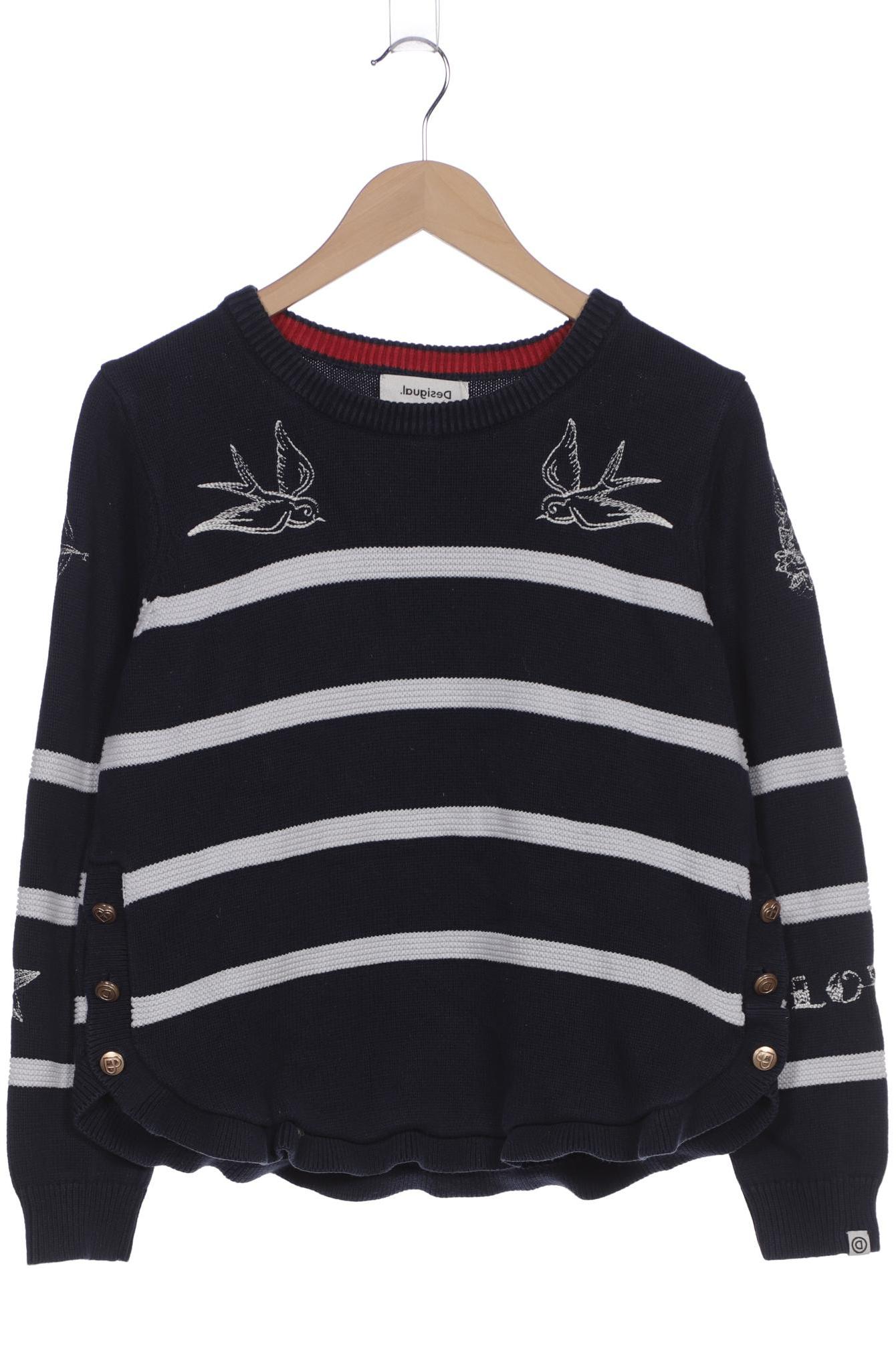 

Desigual Damen Pullover, marineblau, Gr. 42