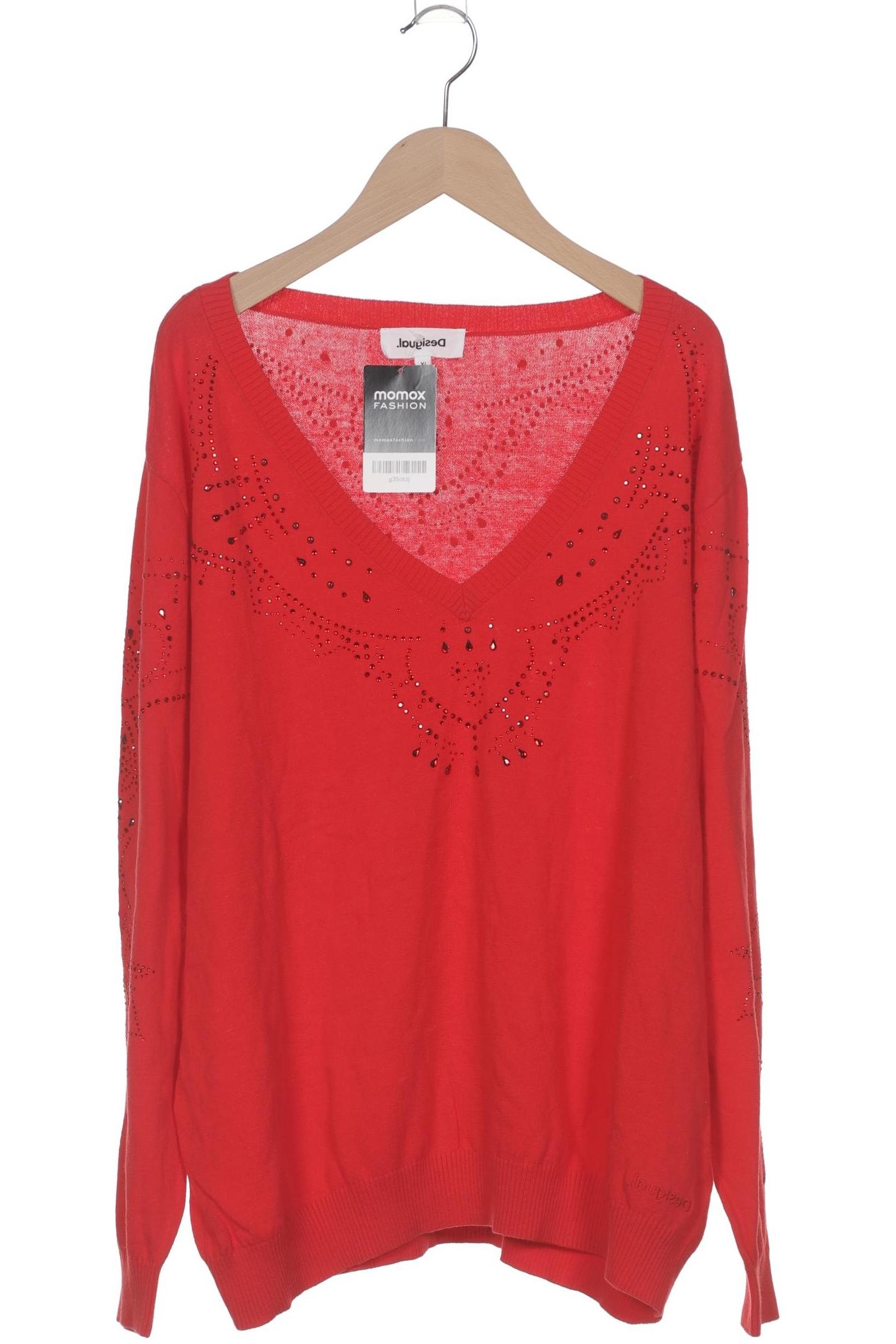 

Desigual Damen Pullover, rot, Gr. 44
