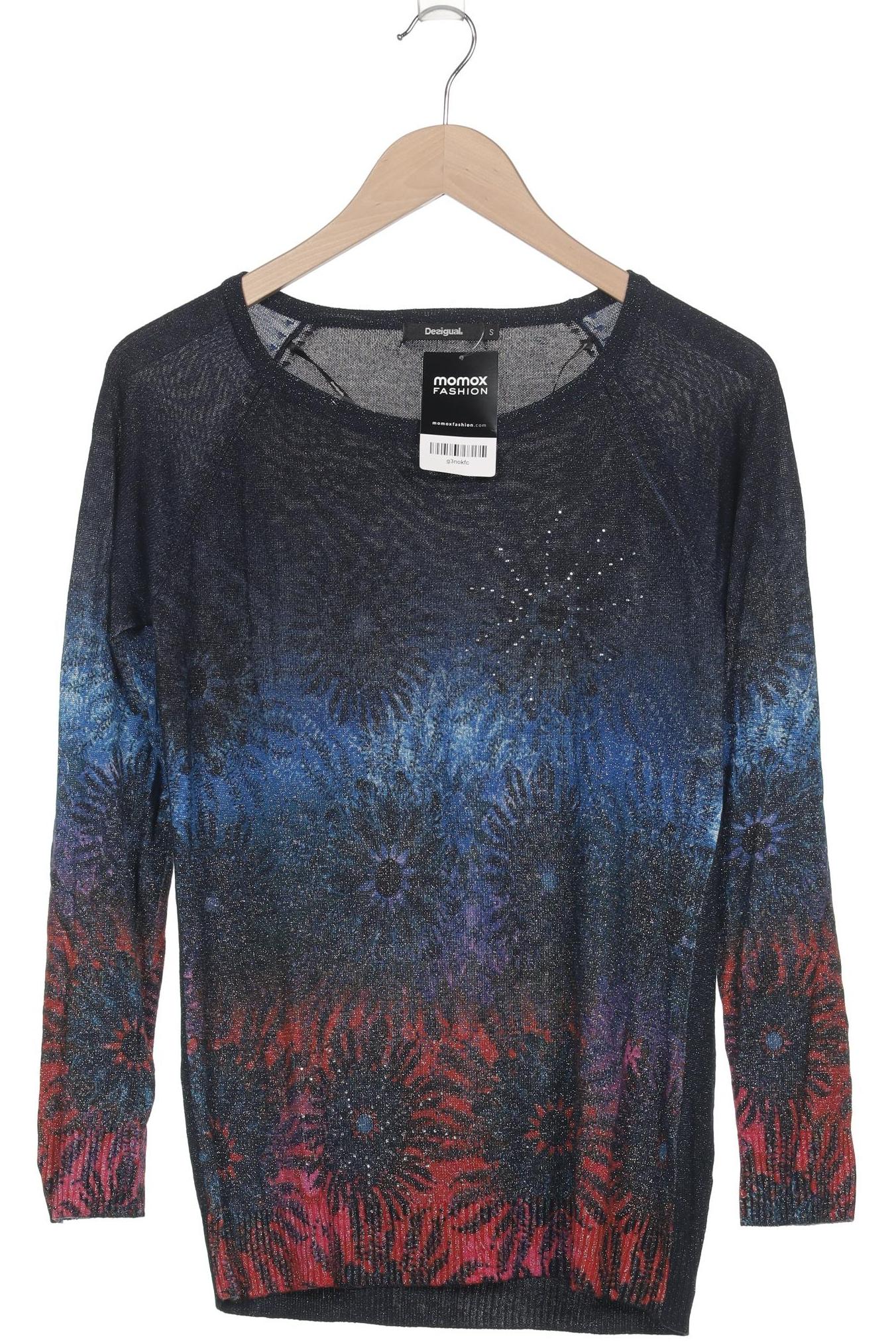 

Desigual Damen Pullover, marineblau, Gr. 36