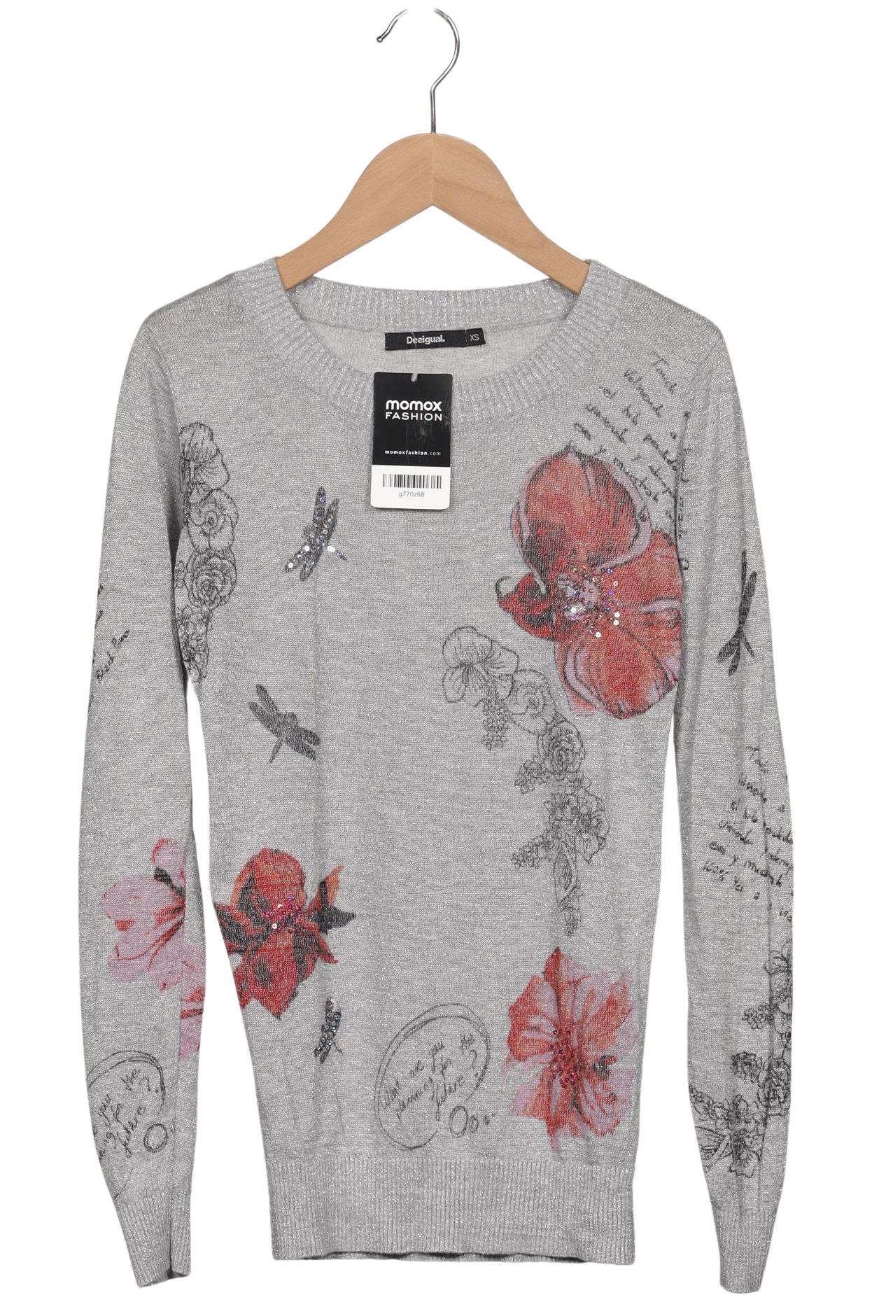 

Desigual Damen Pullover, grau, Gr. 34