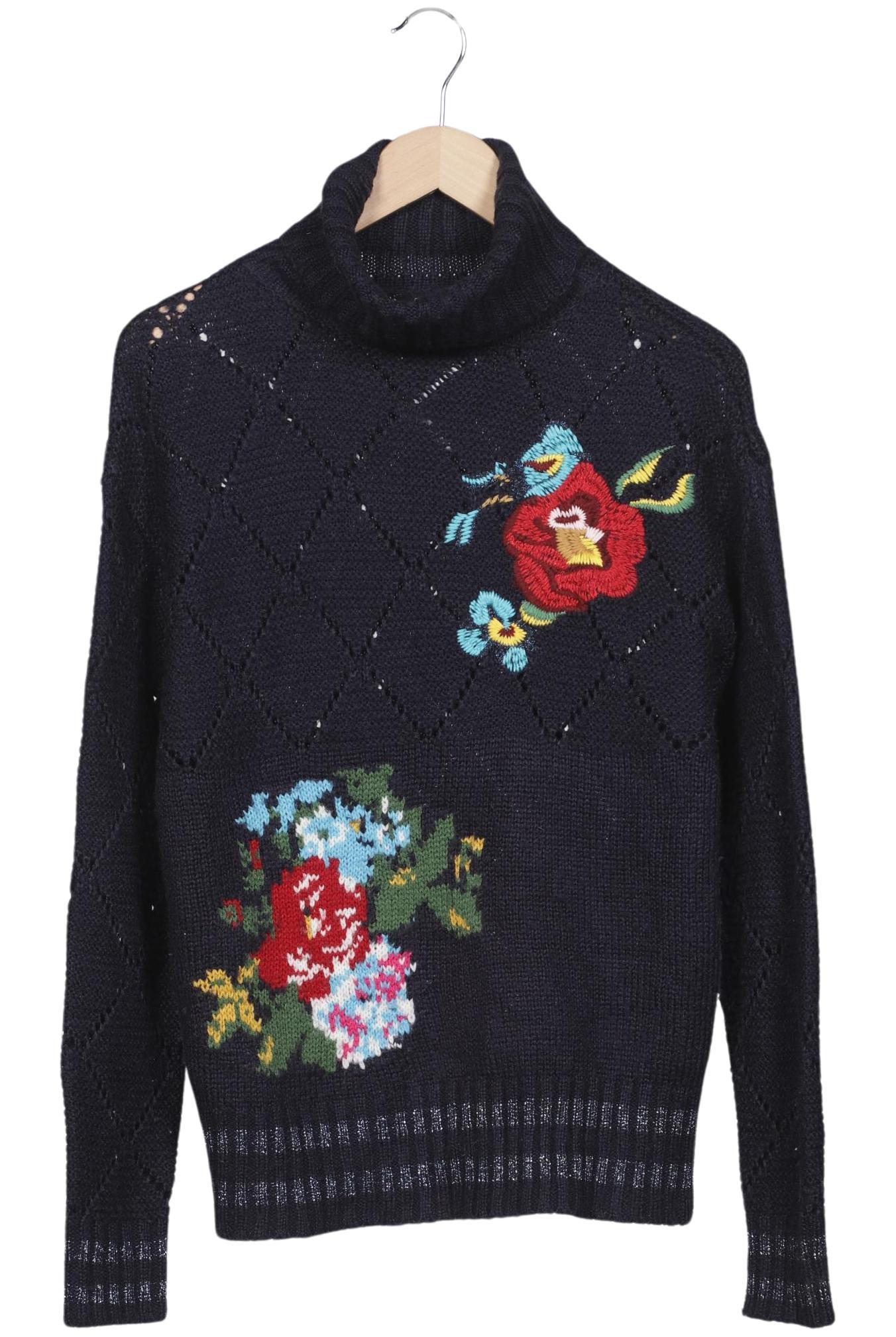 

Desigual Damen Pullover, marineblau, Gr. 38