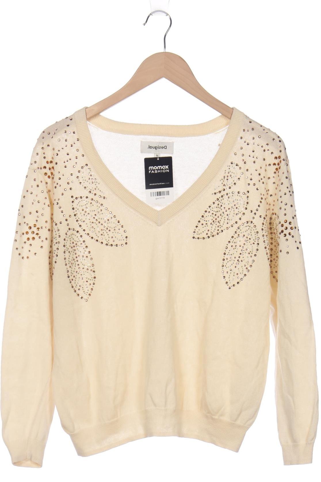 

Desigual Damen Pullover, cremeweiß, Gr. 38
