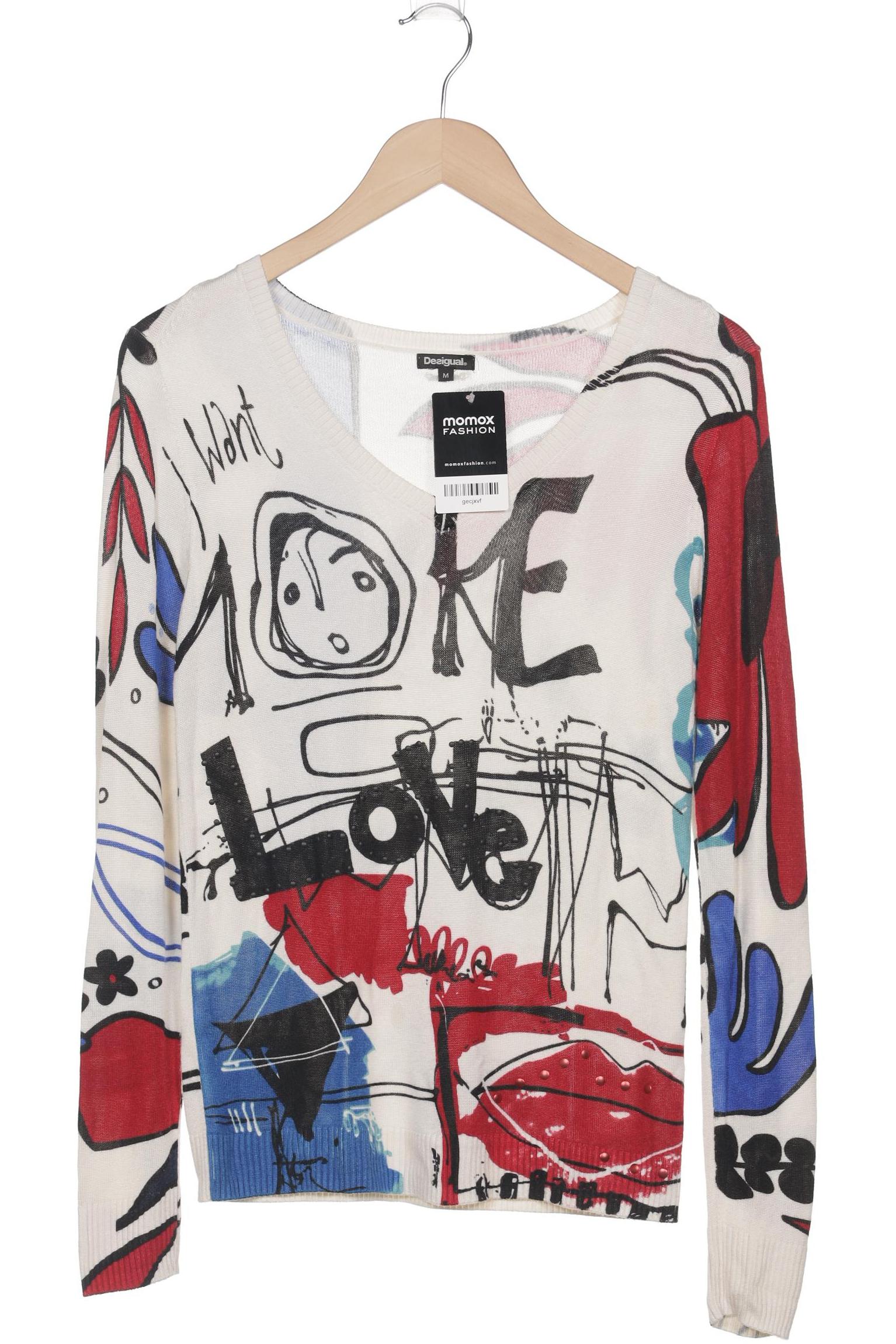 

Desigual Damen Pullover, cremeweiß, Gr. 38