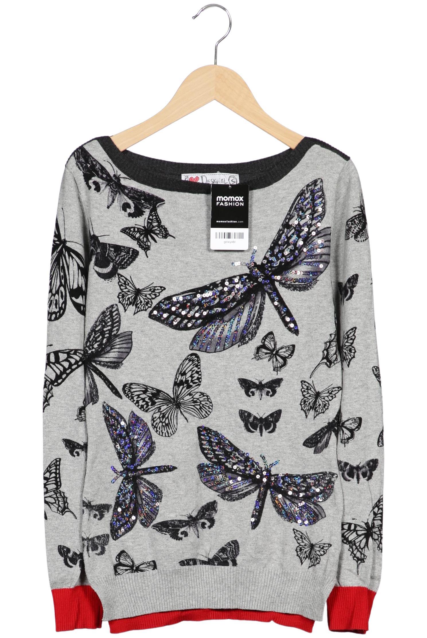 

Desigual Damen Pullover, grau, Gr. 36