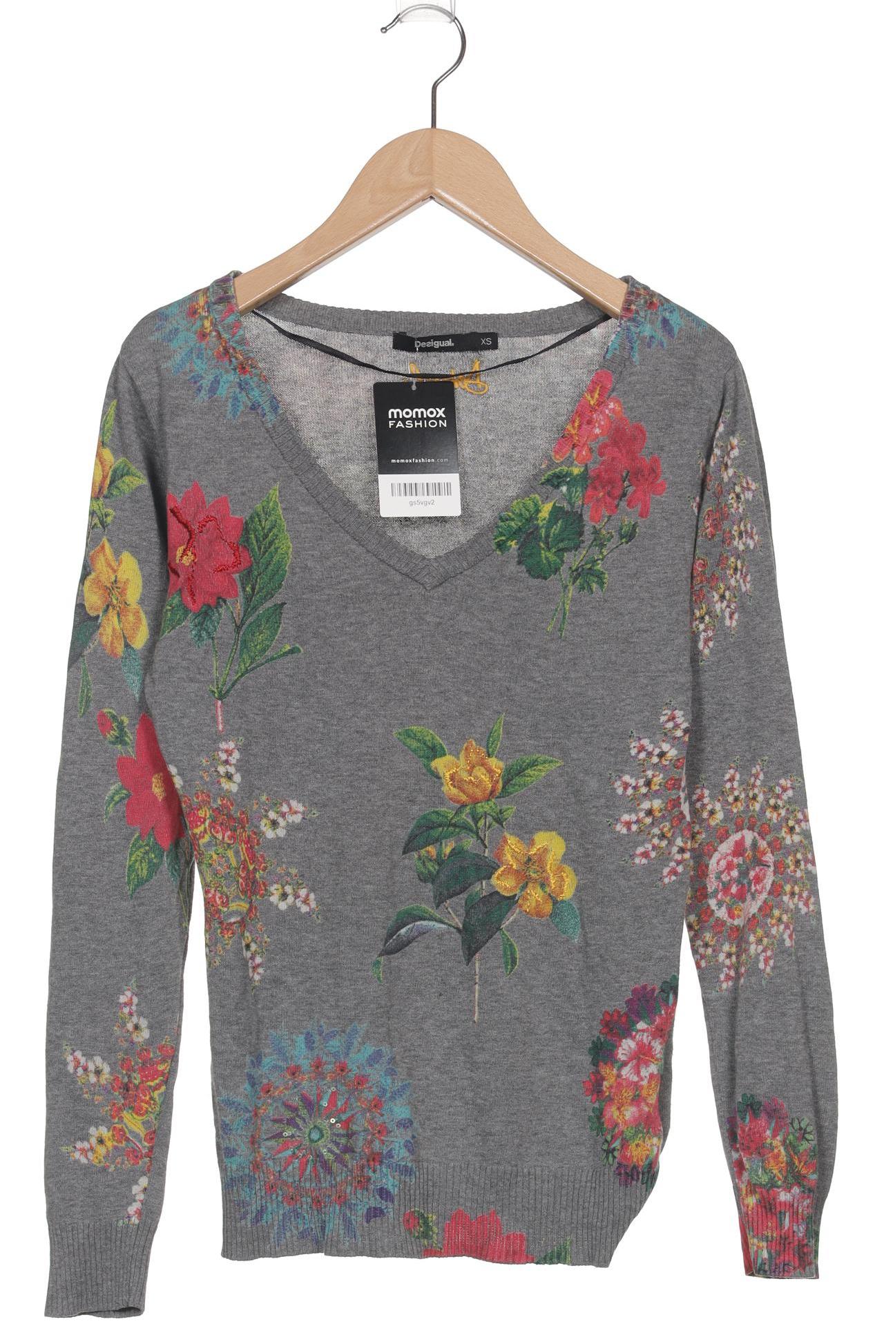 

Desigual Damen Pullover, grau, Gr. 34