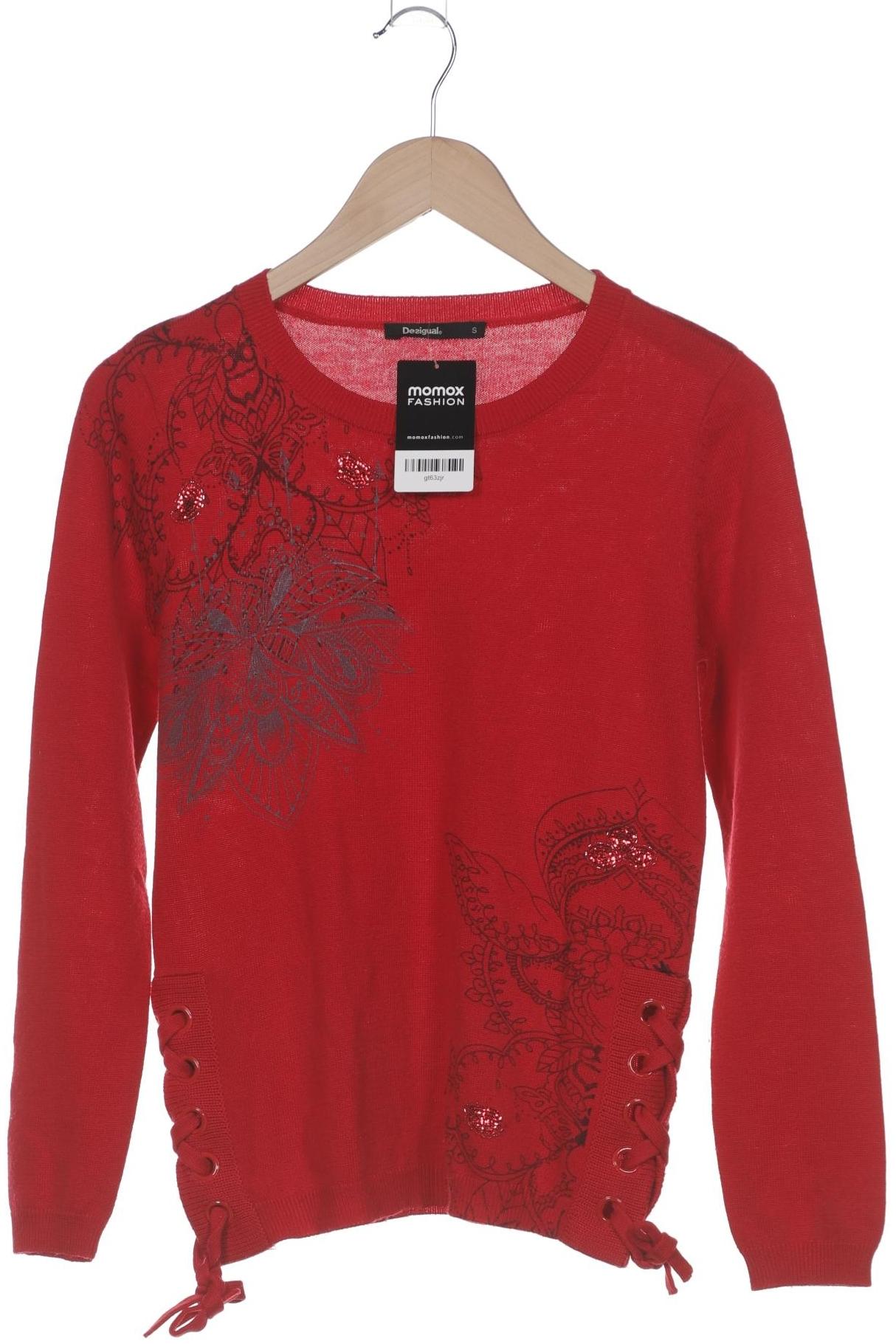 

Desigual Damen Pullover, rot, Gr. 36