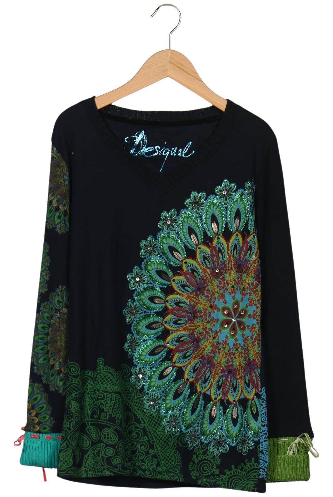 

Desigual Damen Pullover, marineblau, Gr. 42