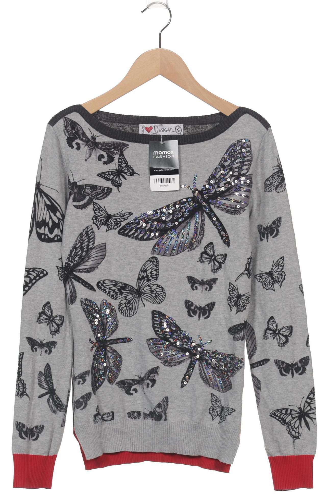 

Desigual Damen Pullover, grau, Gr. 36