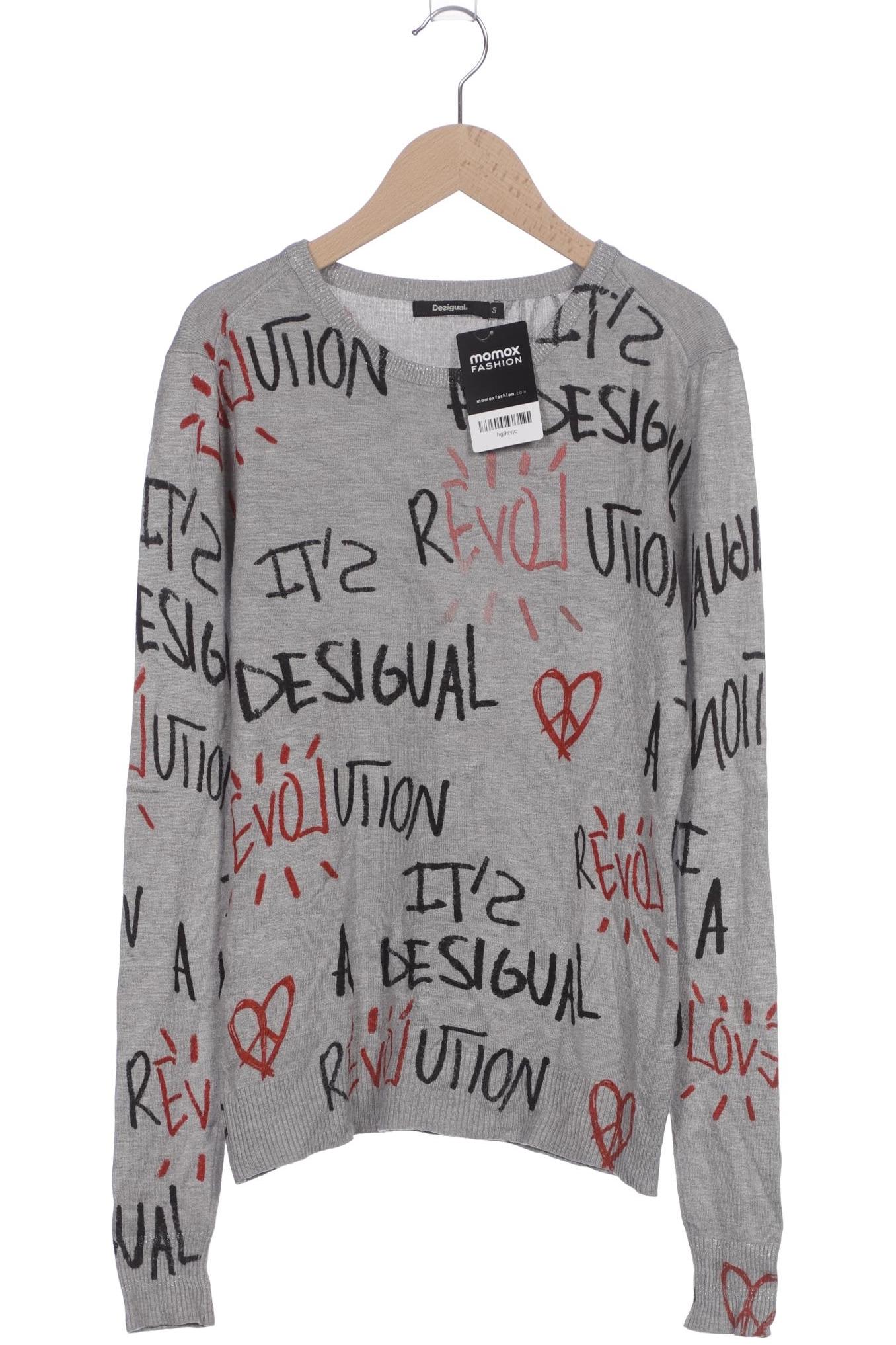 

Desigual Damen Pullover, grau, Gr. 36