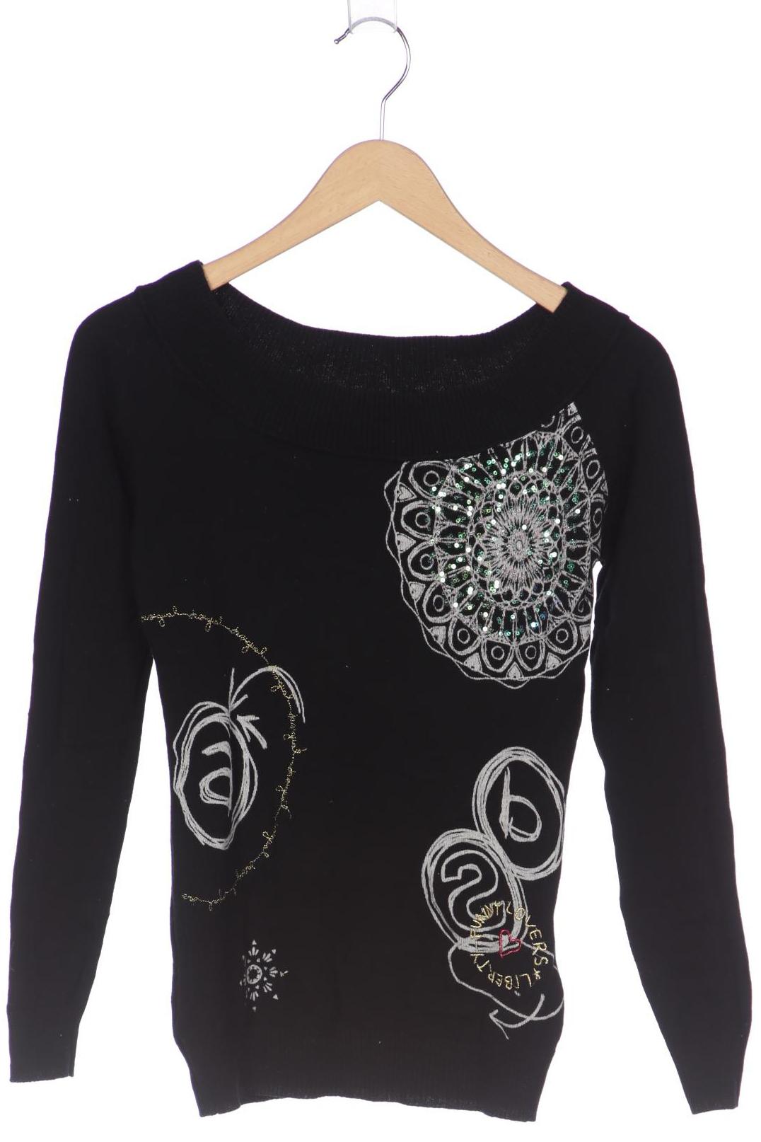 

Desigual Damen Pullover, schwarz, Gr. 36