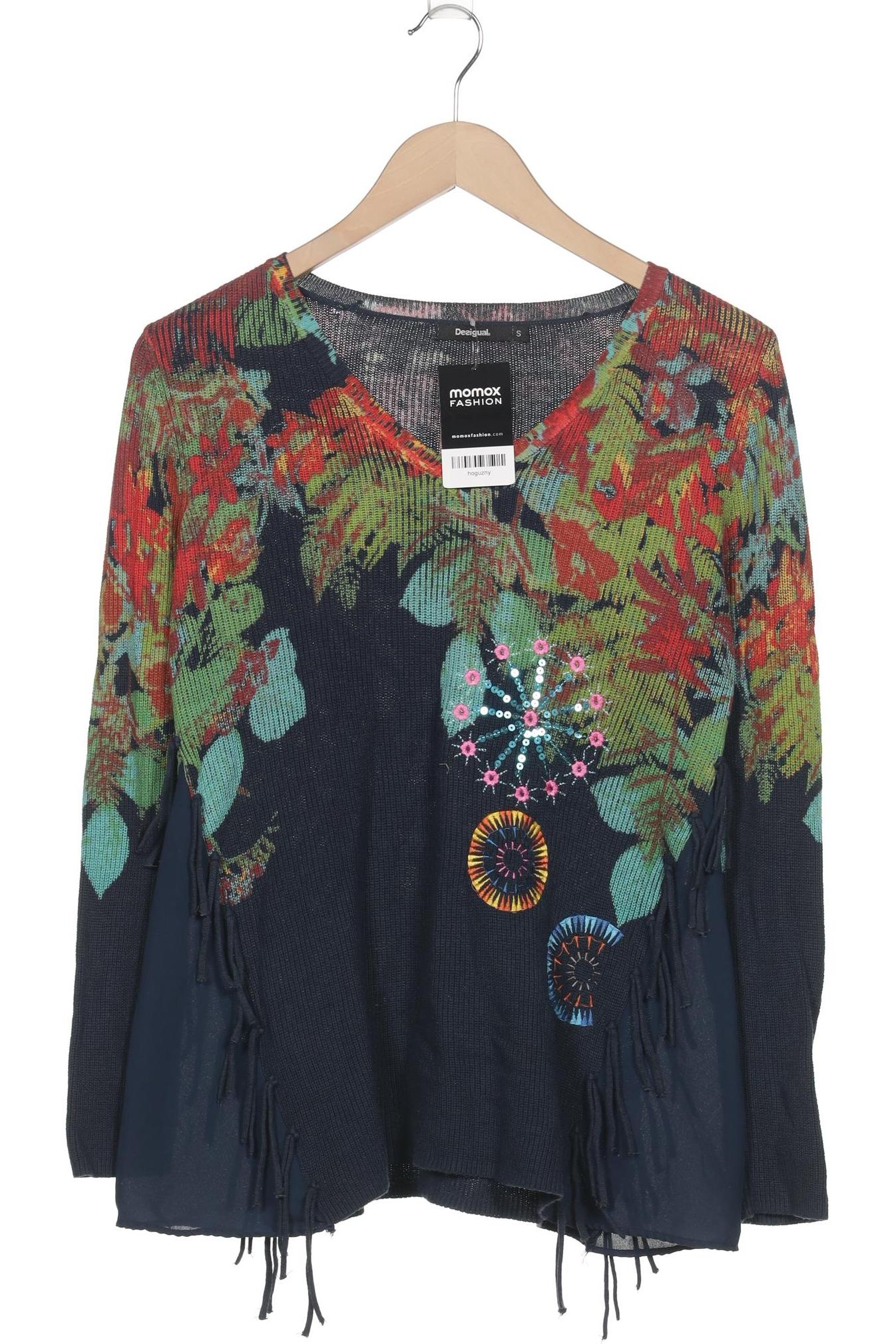 

Desigual Damen Pullover, marineblau, Gr. 36