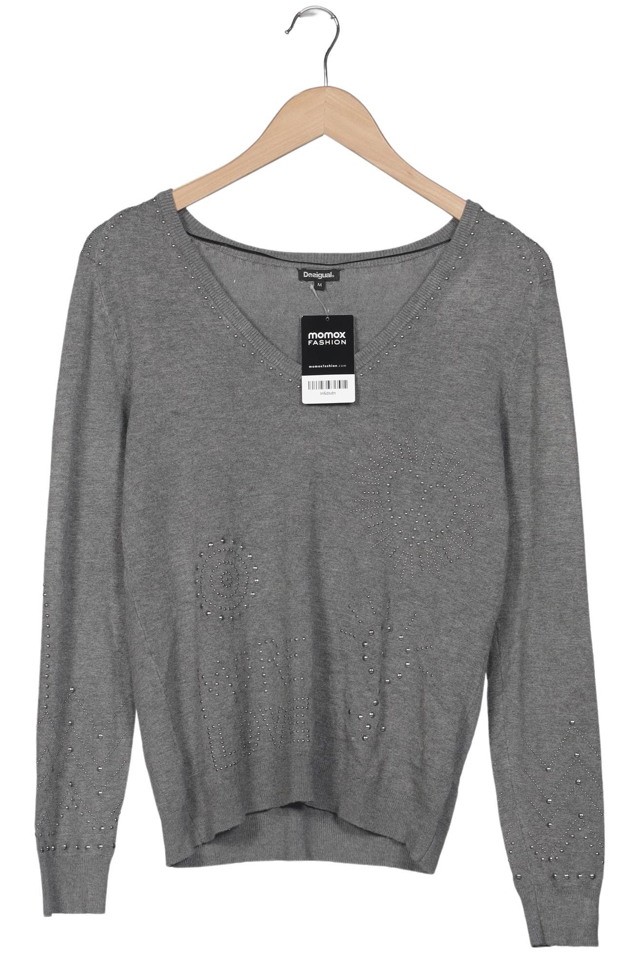 

Desigual Damen Pullover, grau, Gr. 38