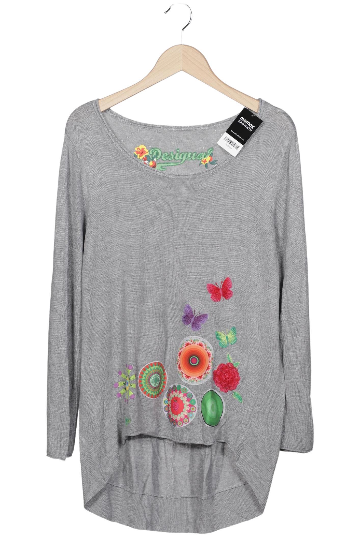 

Desigual Damen Pullover, grau, Gr. 46