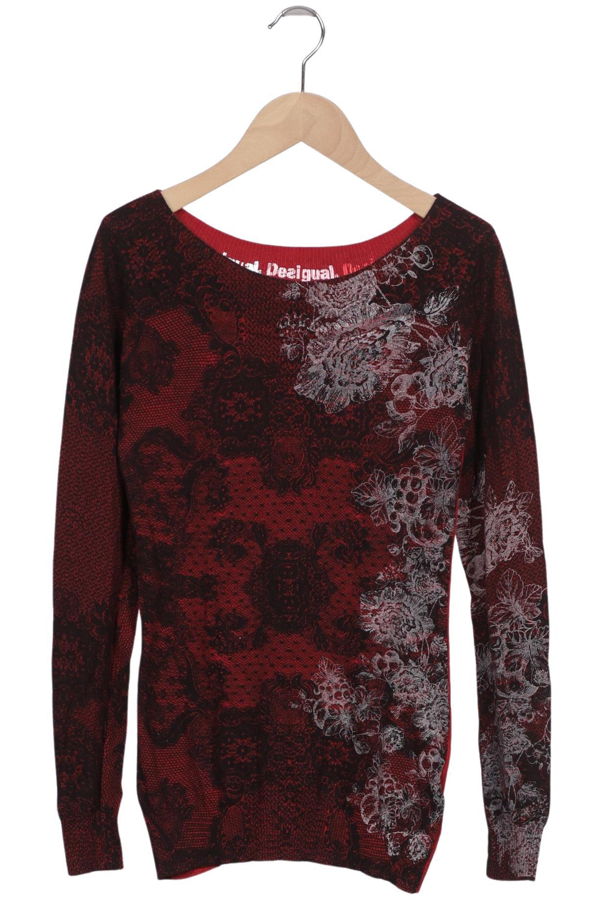 

Desigual Damen Pullover, rot, Gr. 36