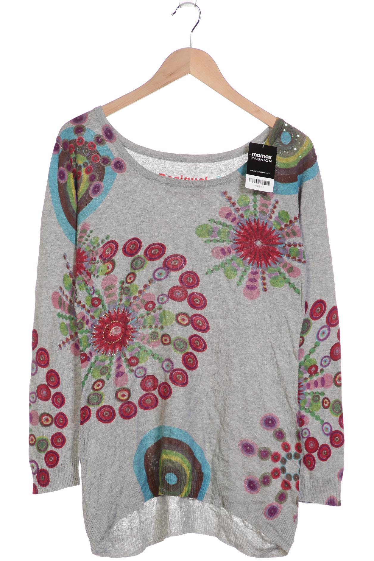 

Desigual Damen Pullover, grau, Gr. 46
