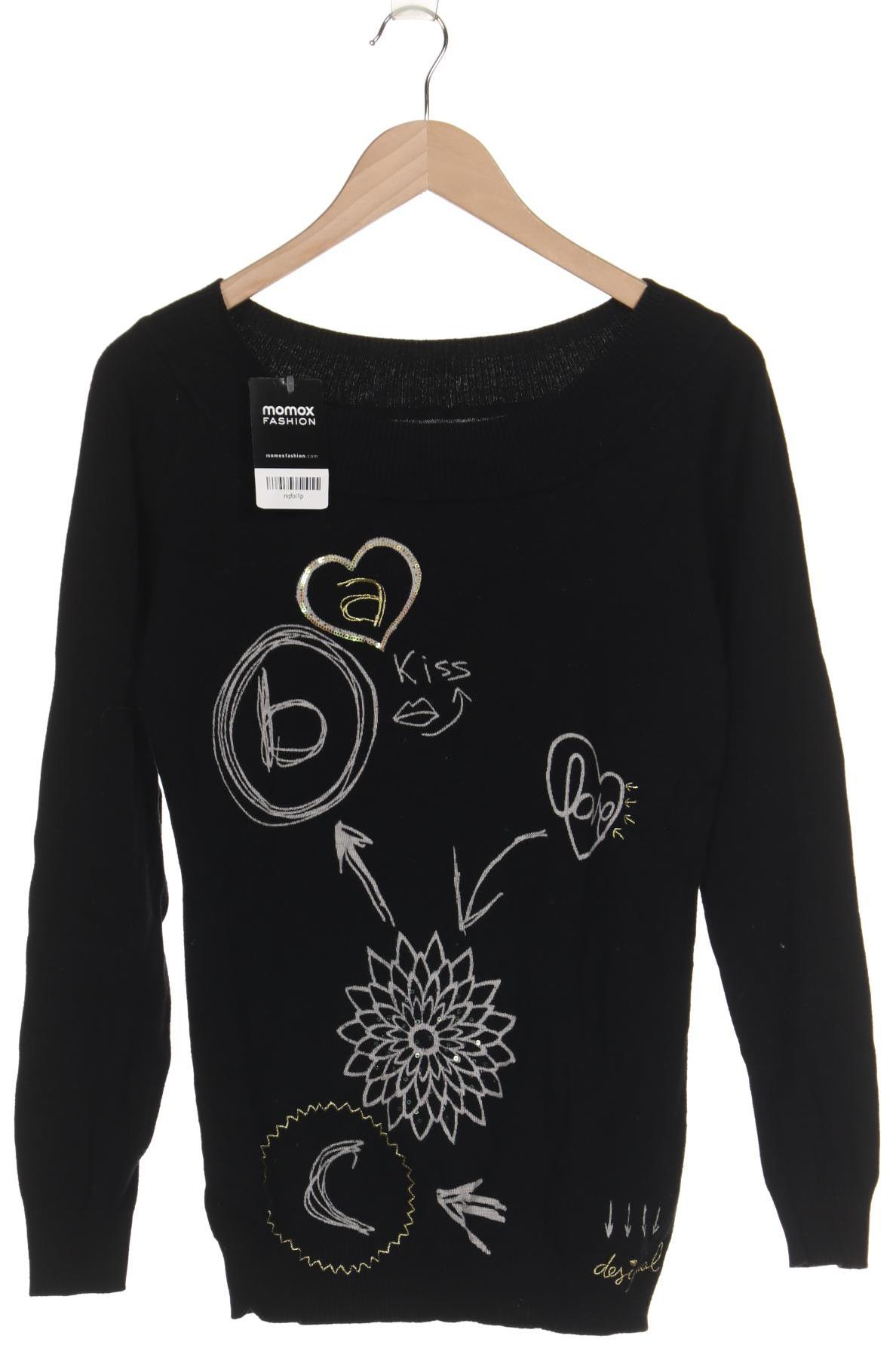 

Desigual Damen Pullover, schwarz, Gr. 38