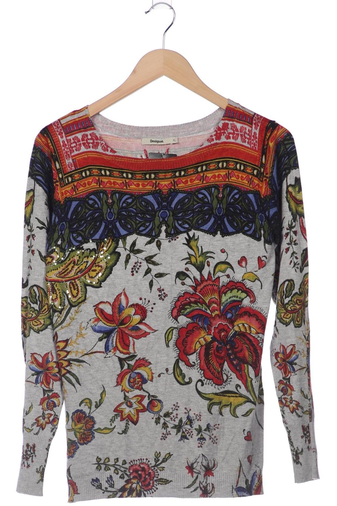 

Desigual Damen Pullover, grau, Gr. 44