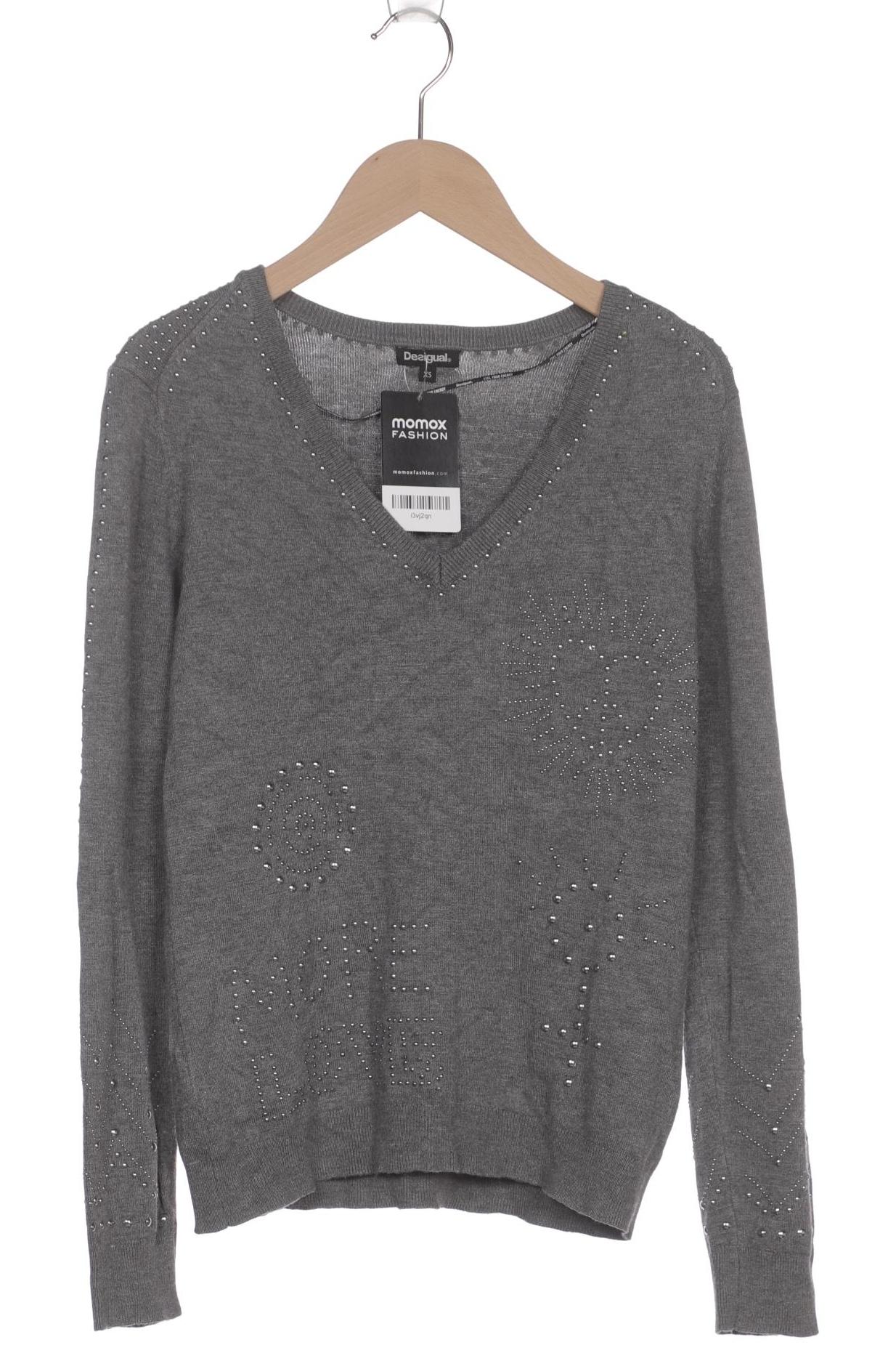 

Desigual Damen Pullover, grau, Gr. 34