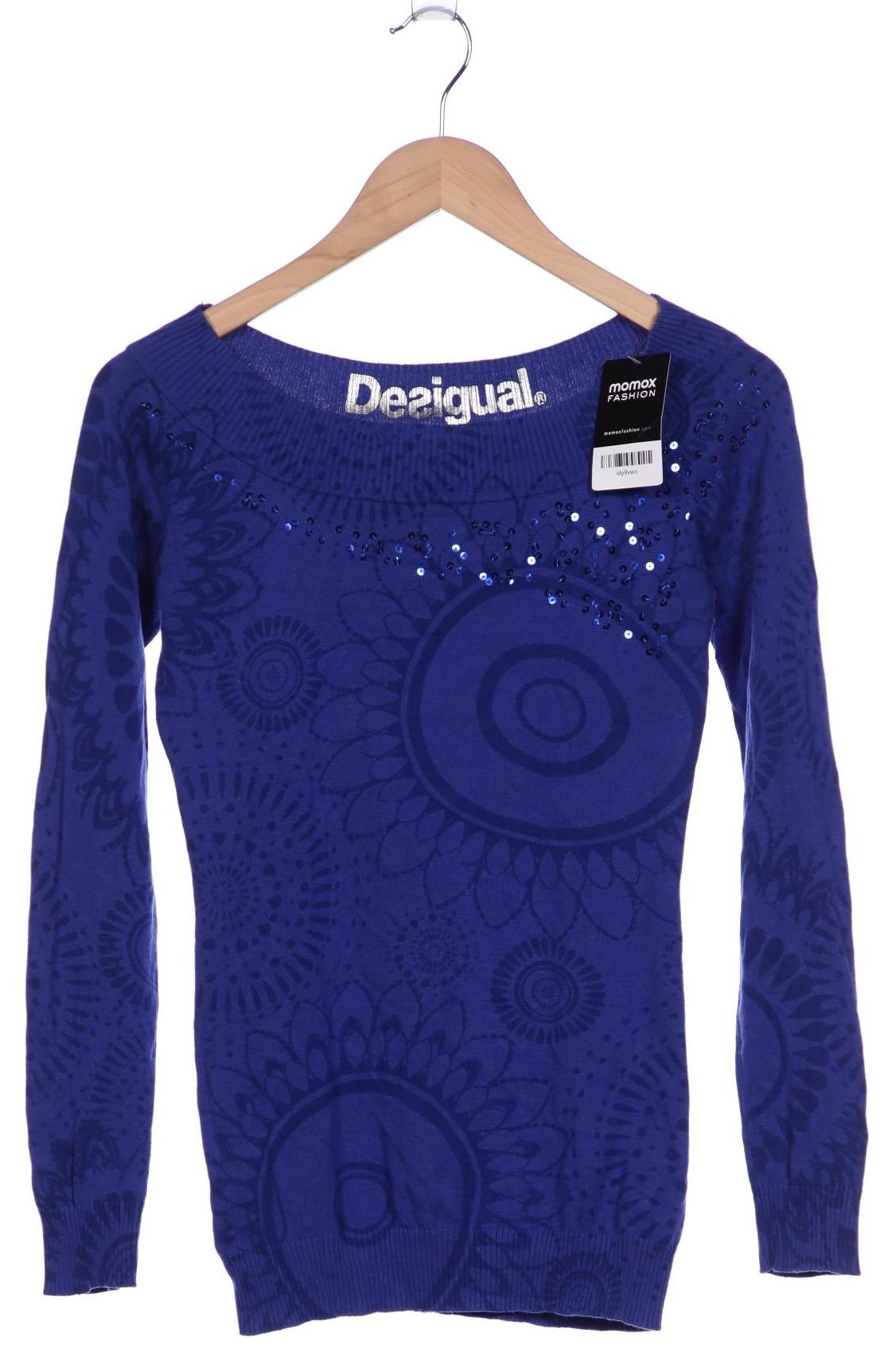 

Desigual Damen Pullover, blau, Gr. 36