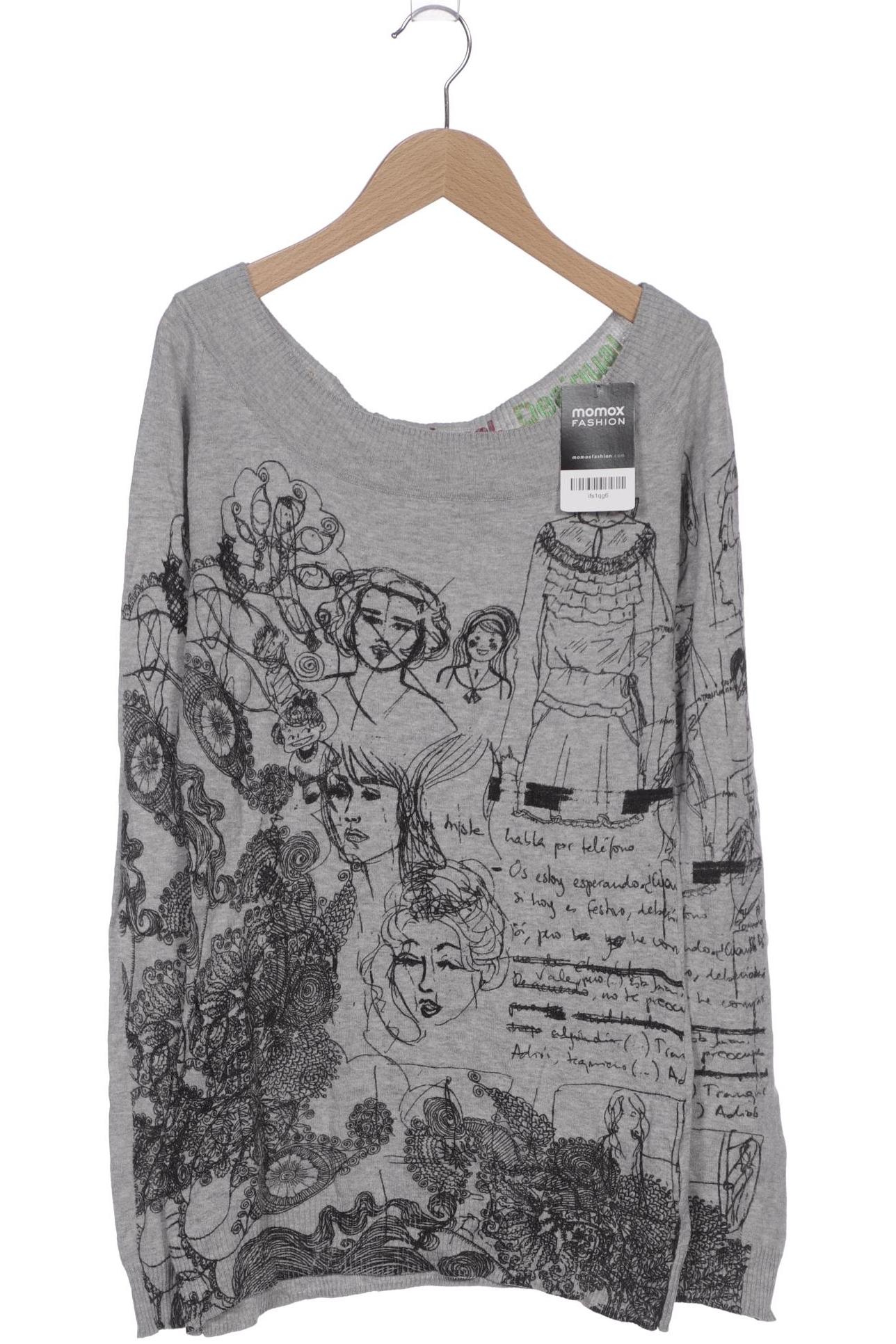 

Desigual Damen Pullover, grau, Gr. 38