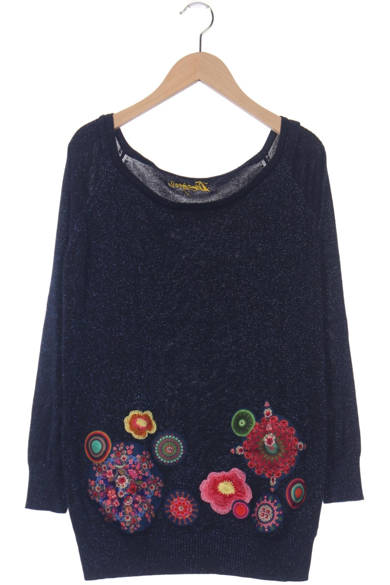 

Desigual Damen Pullover, marineblau, Gr. 46