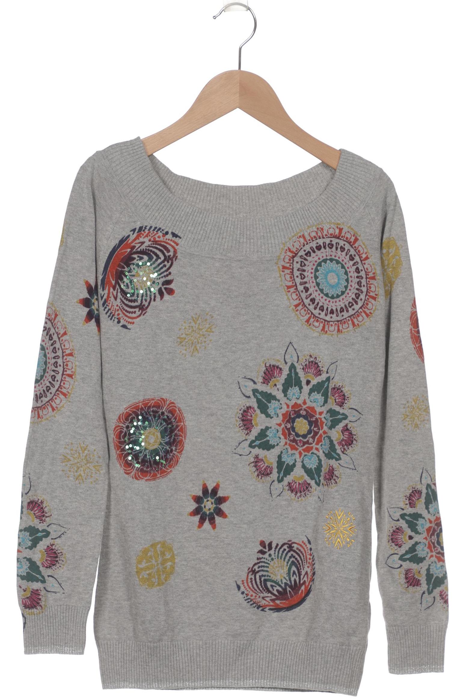 

Desigual Damen Pullover, grau, Gr. 42