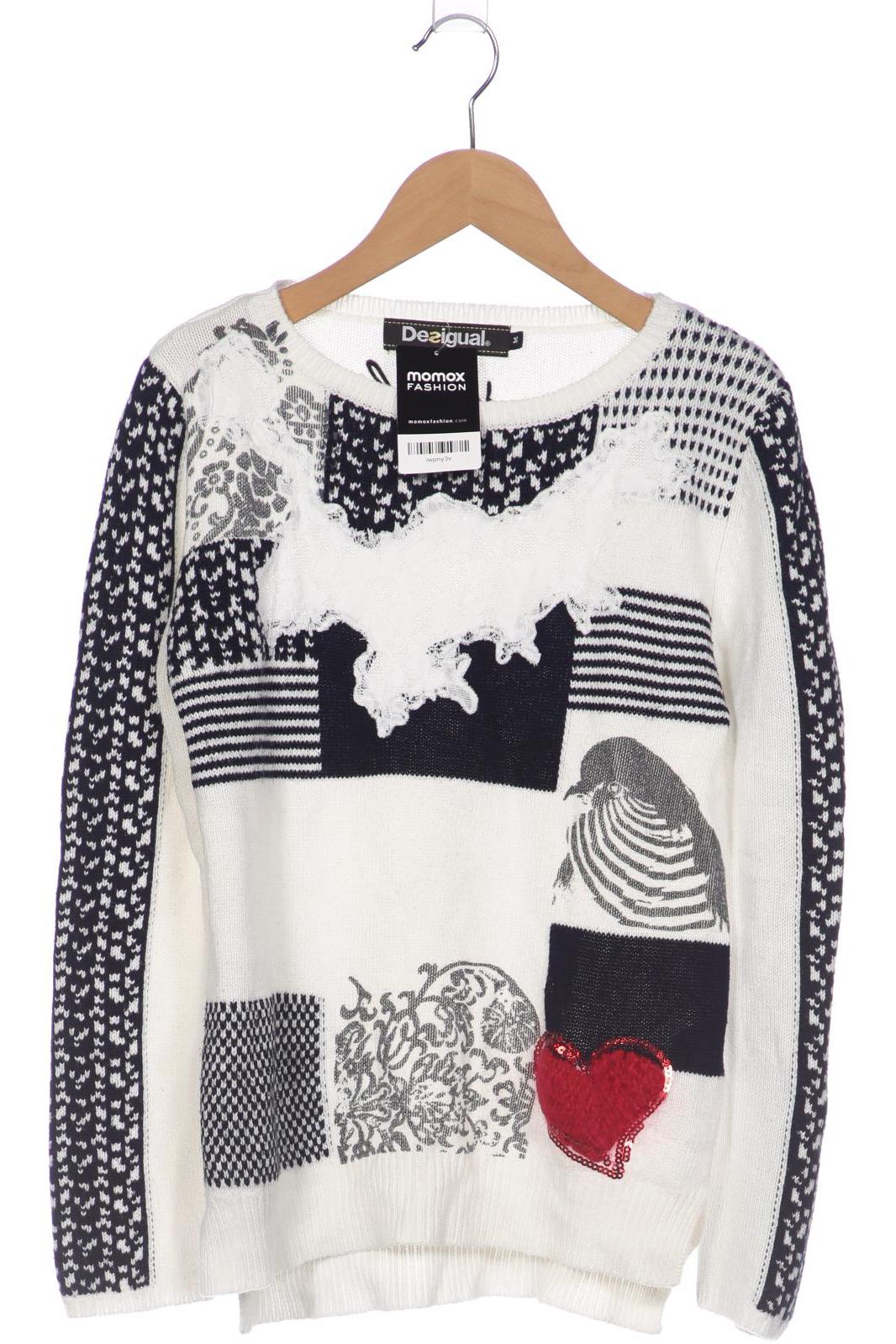 

Desigual Damen Pullover, weiß, Gr. 38