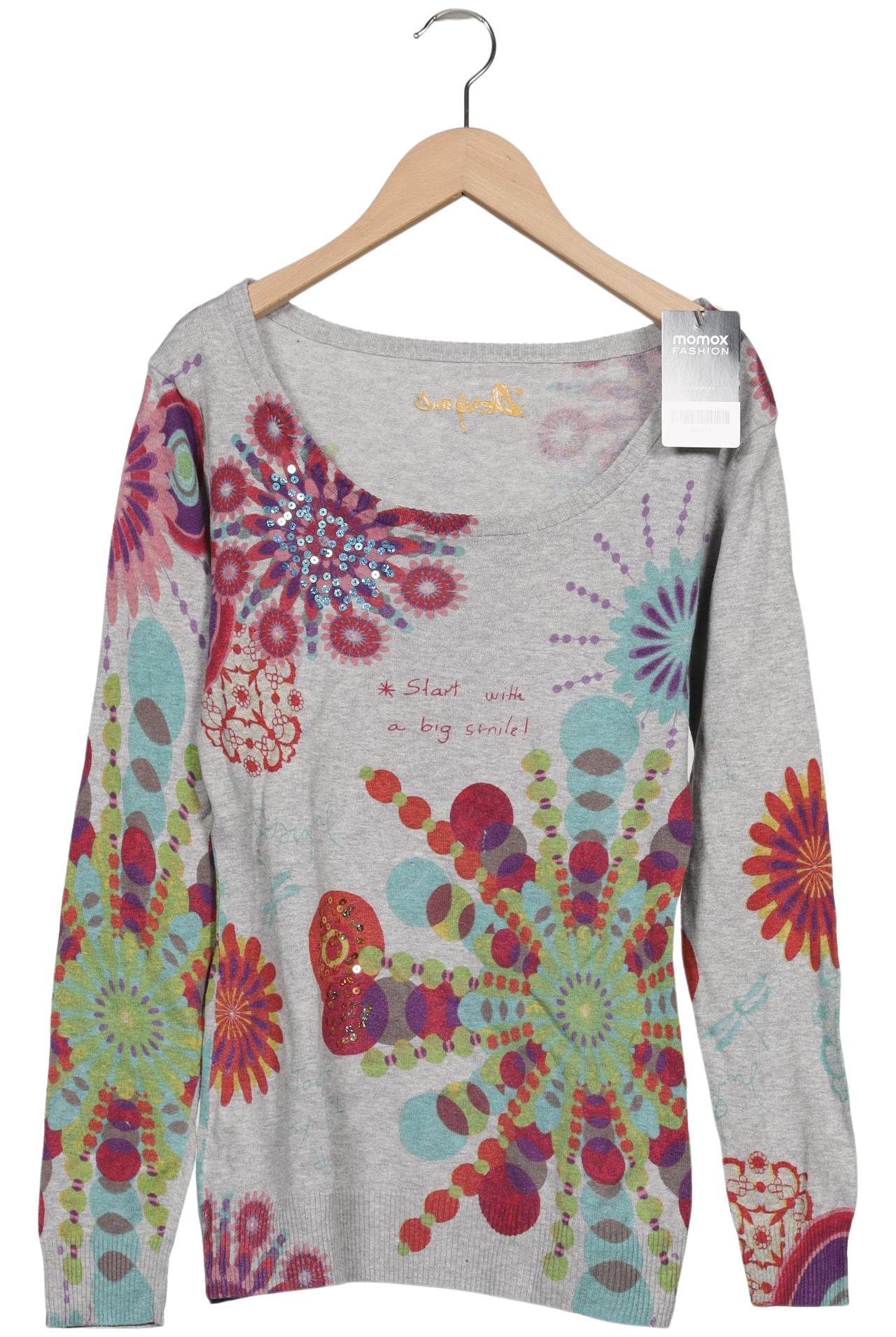 

Desigual Damen Pullover, grau, Gr. 34