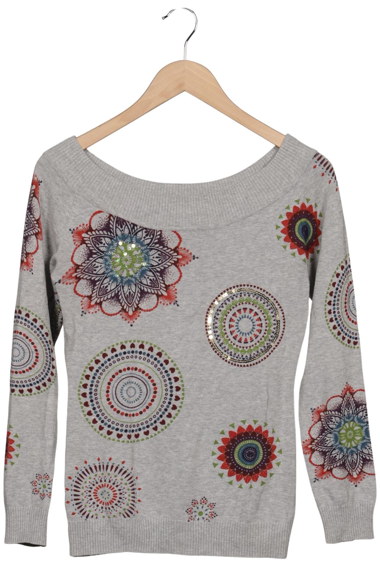 

Desigual Damen Pullover, grau, Gr. 36