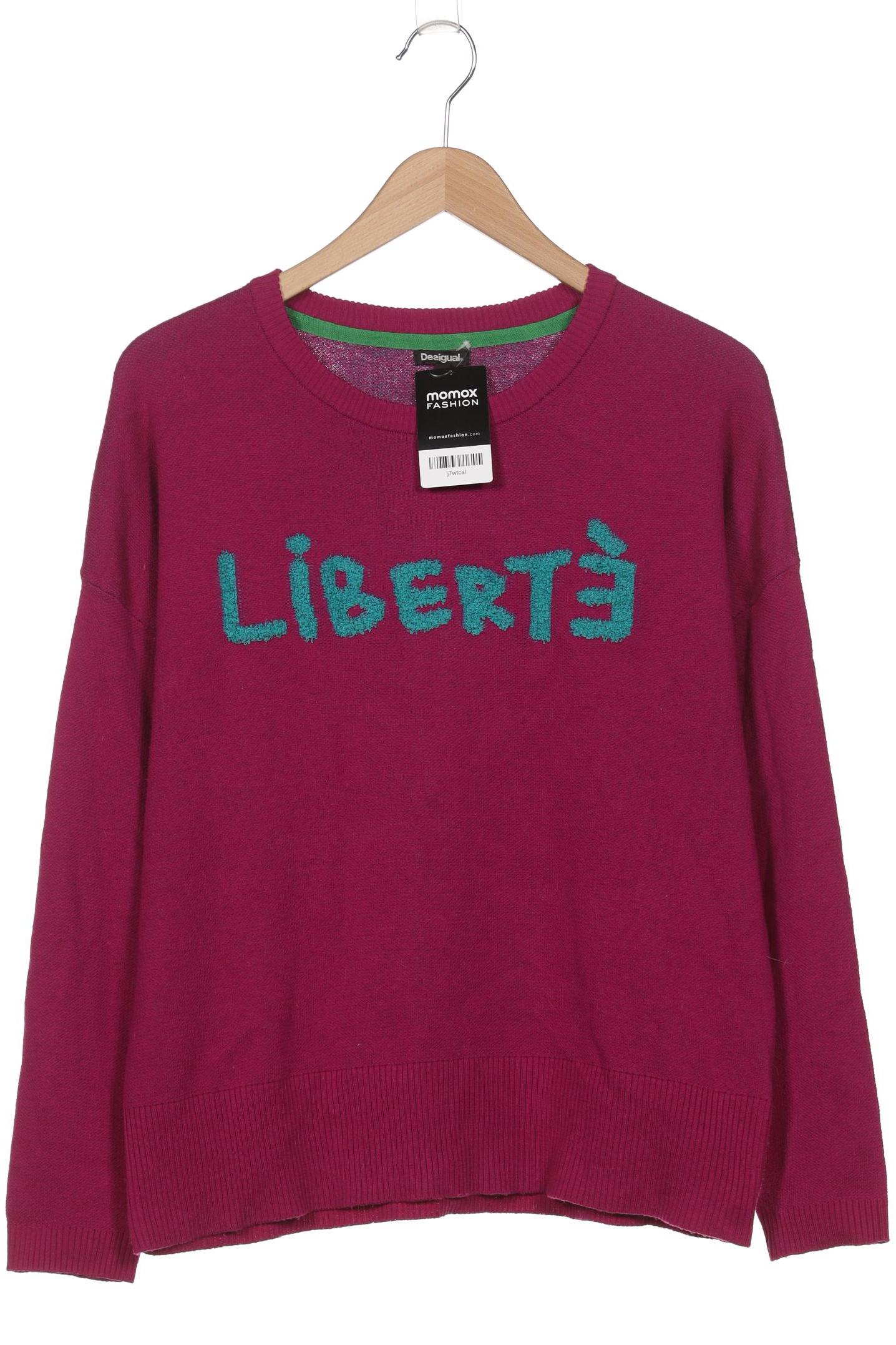 

Desigual Damen Pullover, pink, Gr. 42