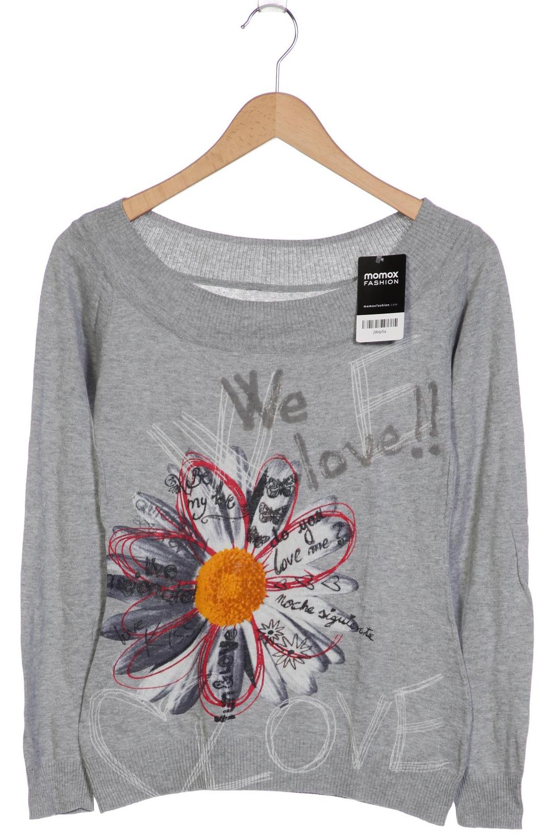 

Desigual Damen Pullover, grau, Gr. 38