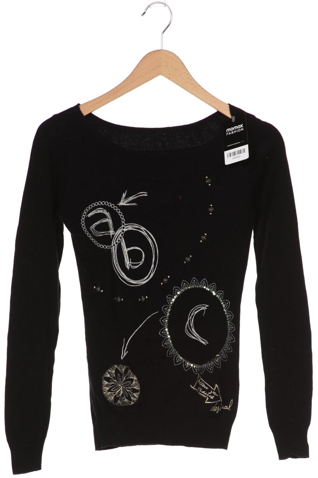 

Desigual Damen Pullover, schwarz, Gr. 36