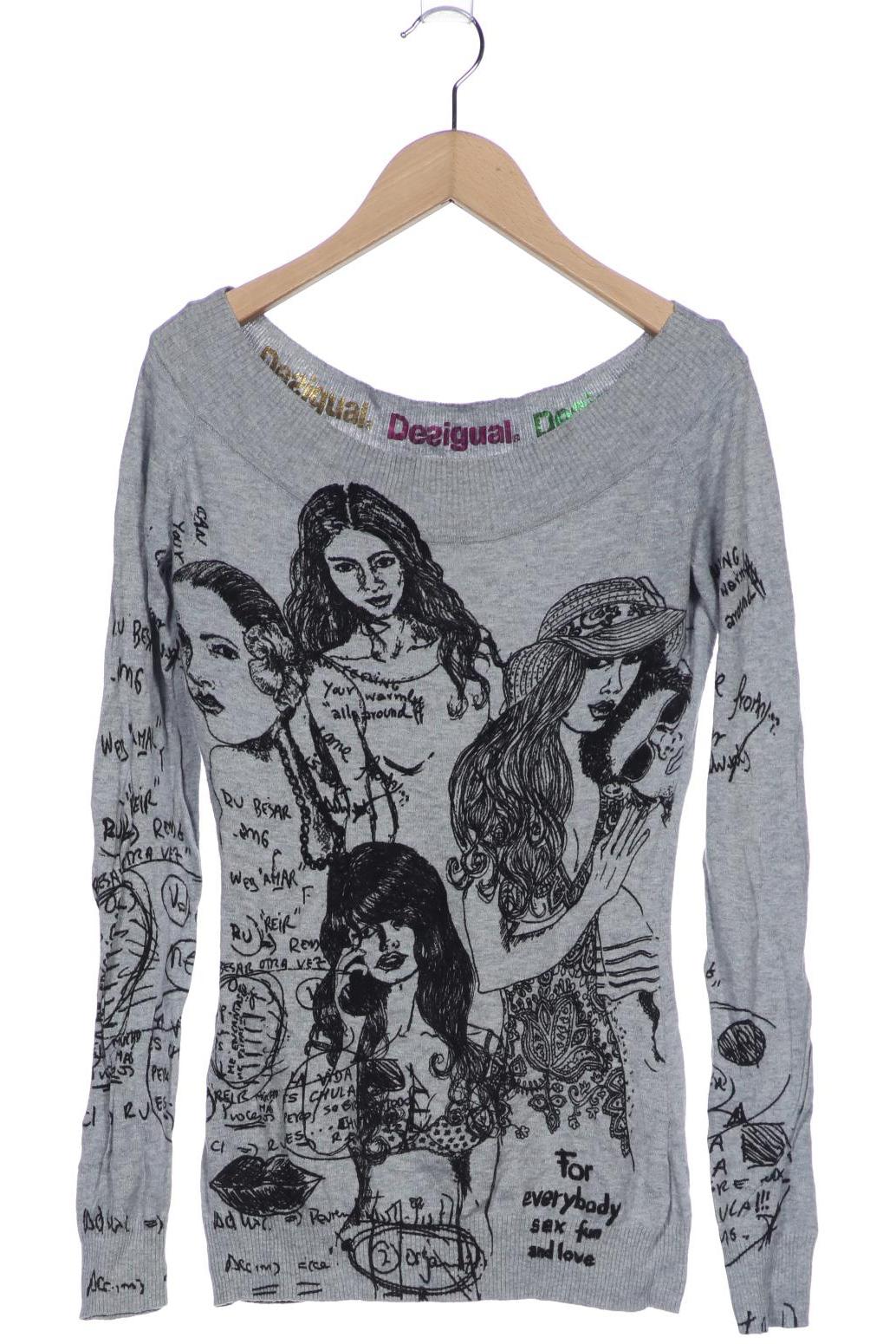 

Desigual Damen Pullover, grau, Gr. 36