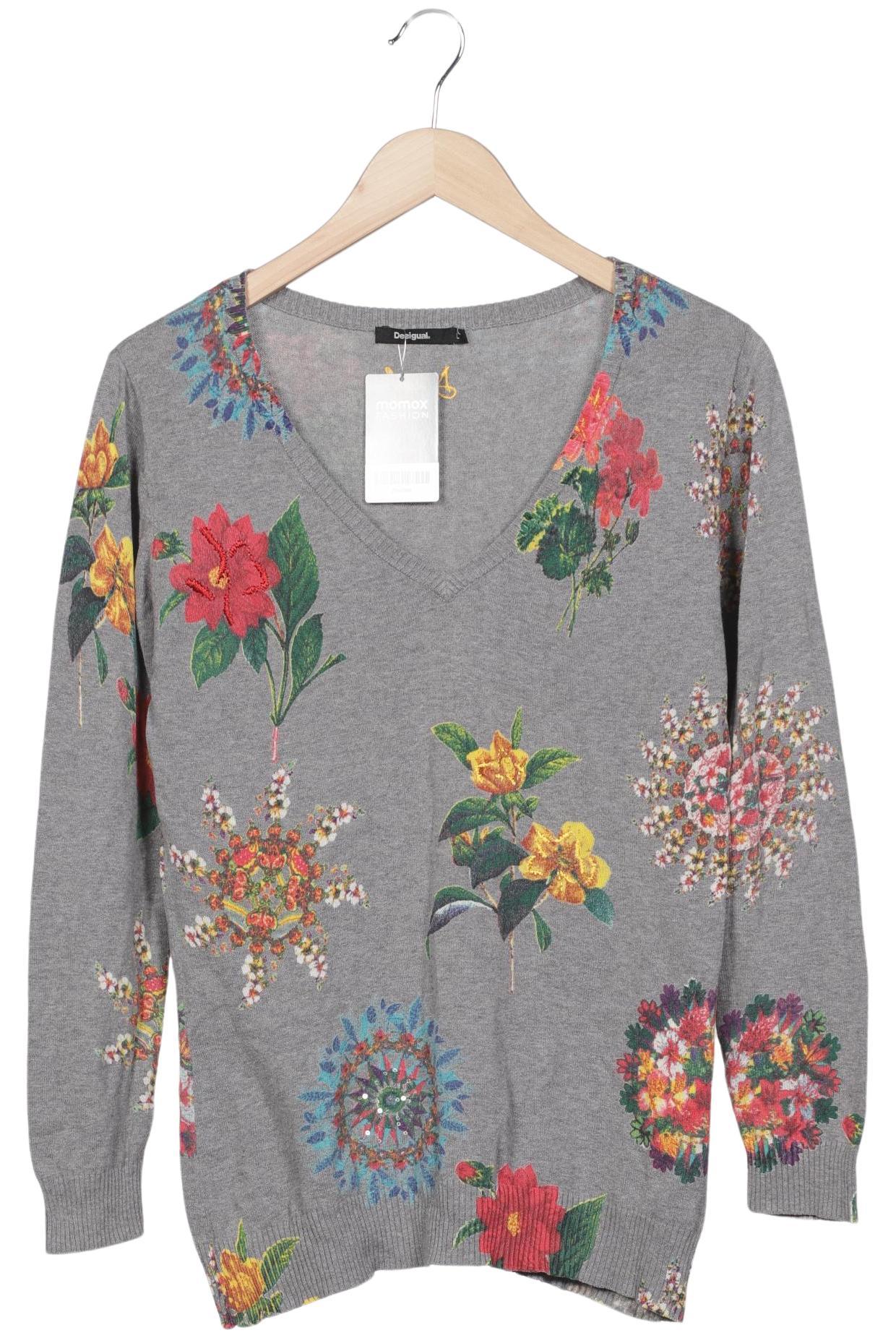 

Desigual Damen Pullover, grau, Gr. 42