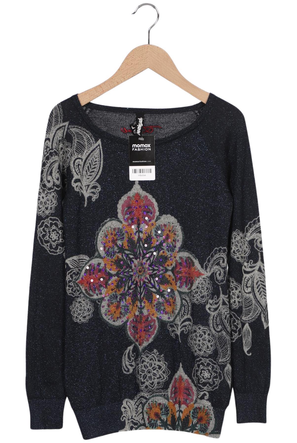 

Desigual Damen Pullover, marineblau, Gr. 38