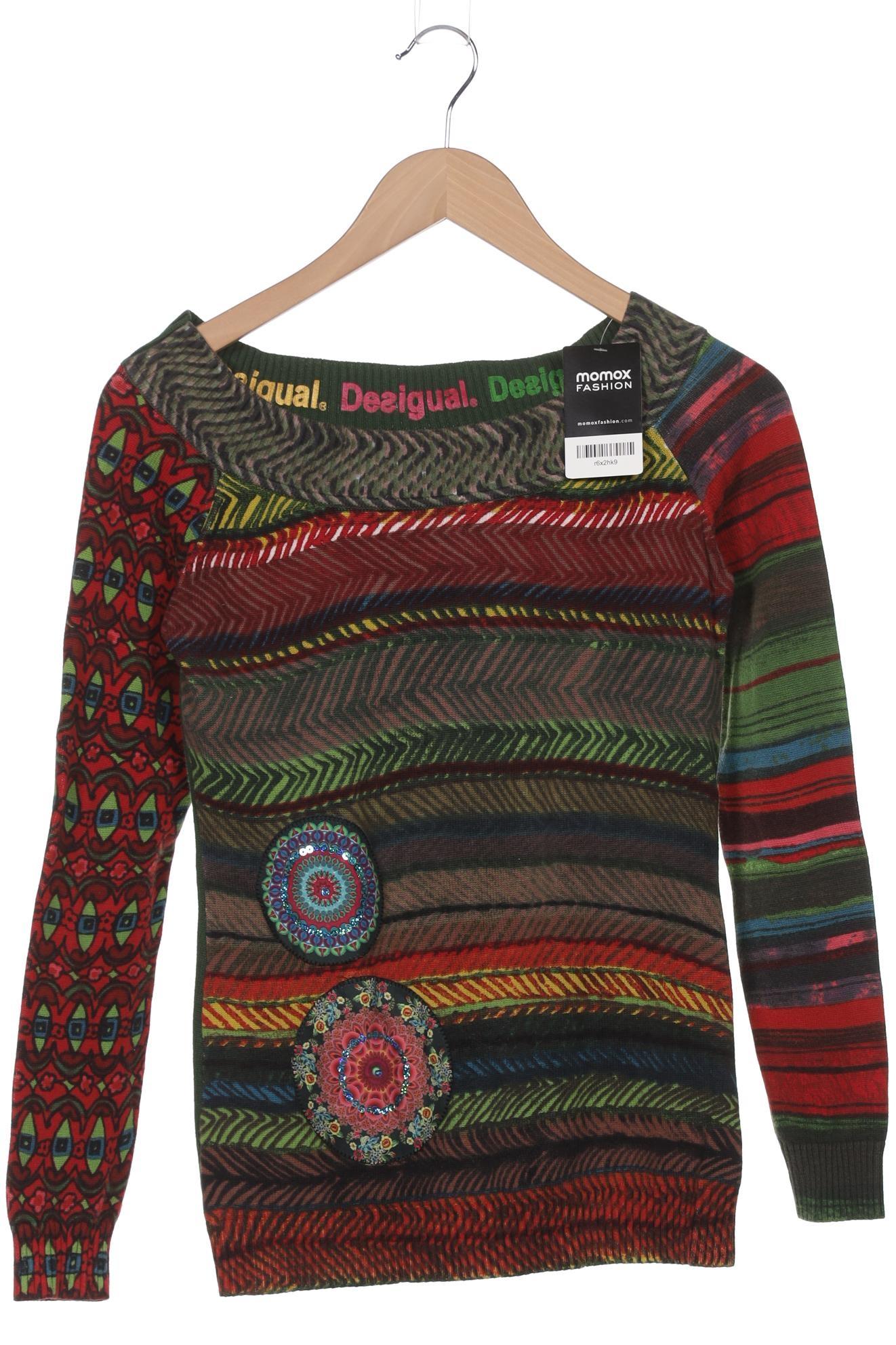 

Desigual Damen Pullover, grün, Gr. 38