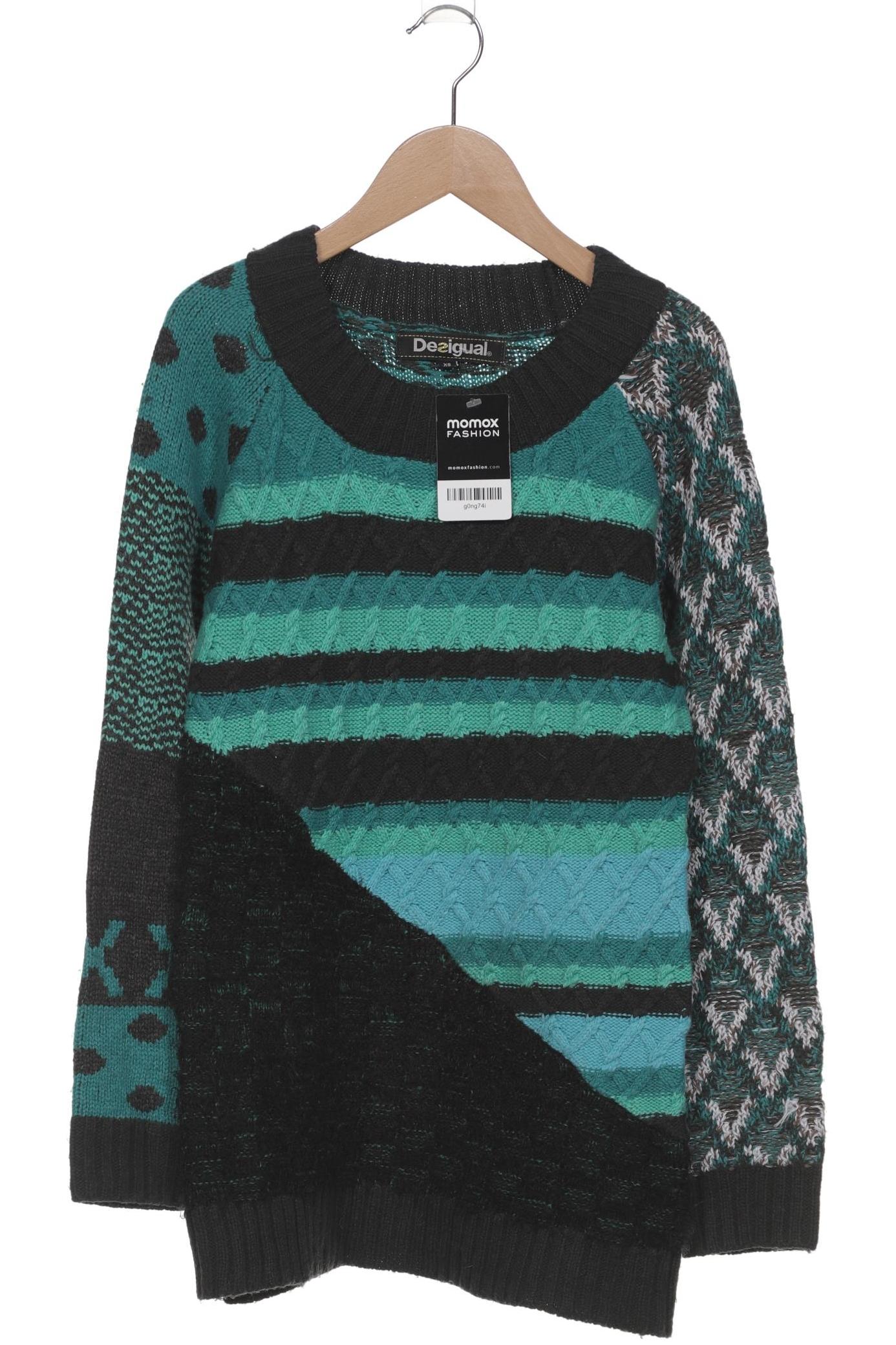 

Desigual Damen Pullover, grün, Gr. 34